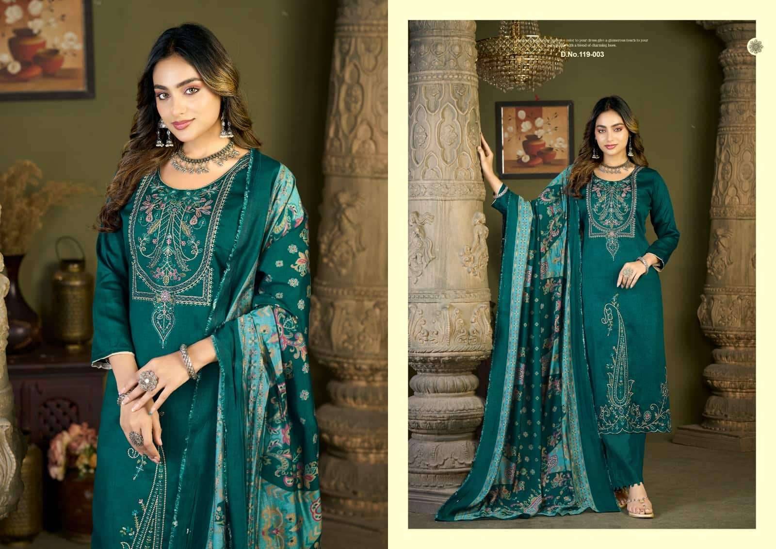 Radhika Azara Kalamkari Vol 1 Pure Jam Cotton Salwar Suit _ Surat Wholesale Market 6 Pcs Catalog 