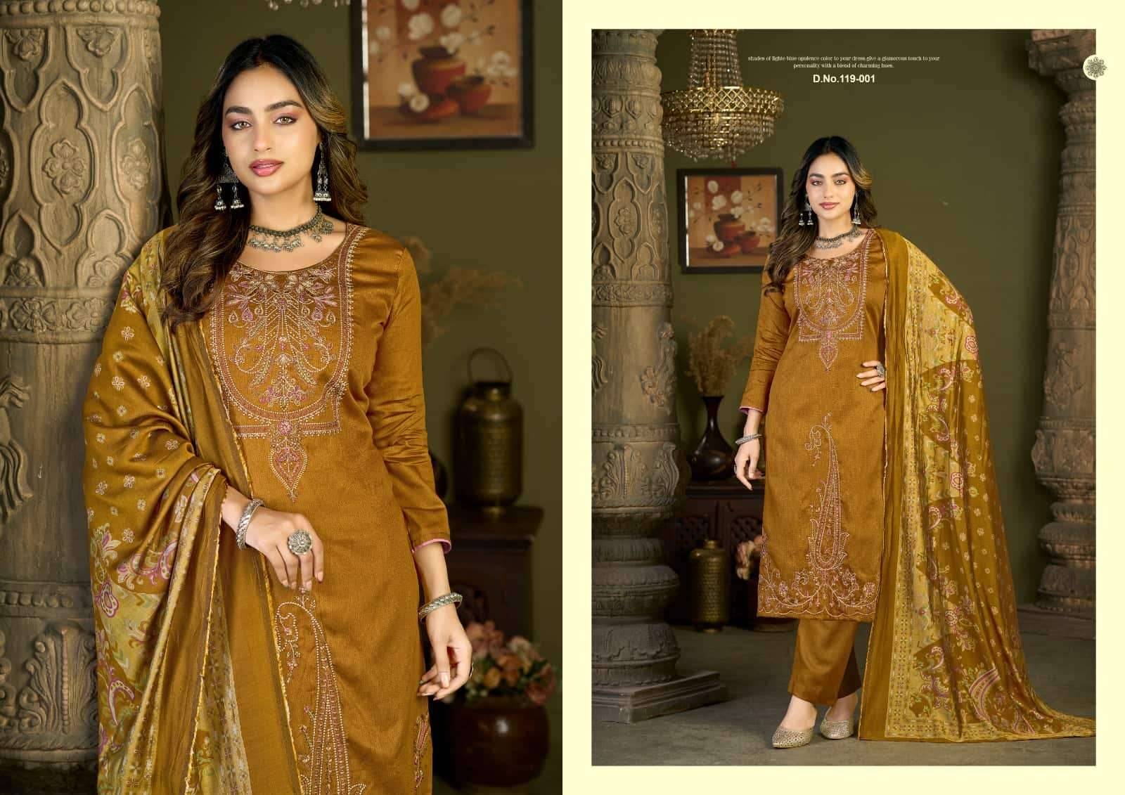 Radhika Azara Kalamkari Vol 1 Pure Jam Cotton Salwar Suit _ Surat Wholesale Market 6 Pcs Catalog 