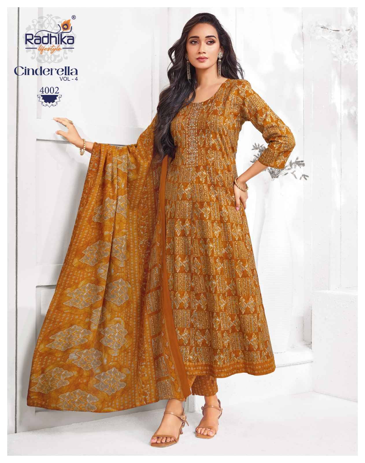 Radhika Lifestyle Cindrella Vol 4 Cotton Kurti Combo 8 pcs Catalog