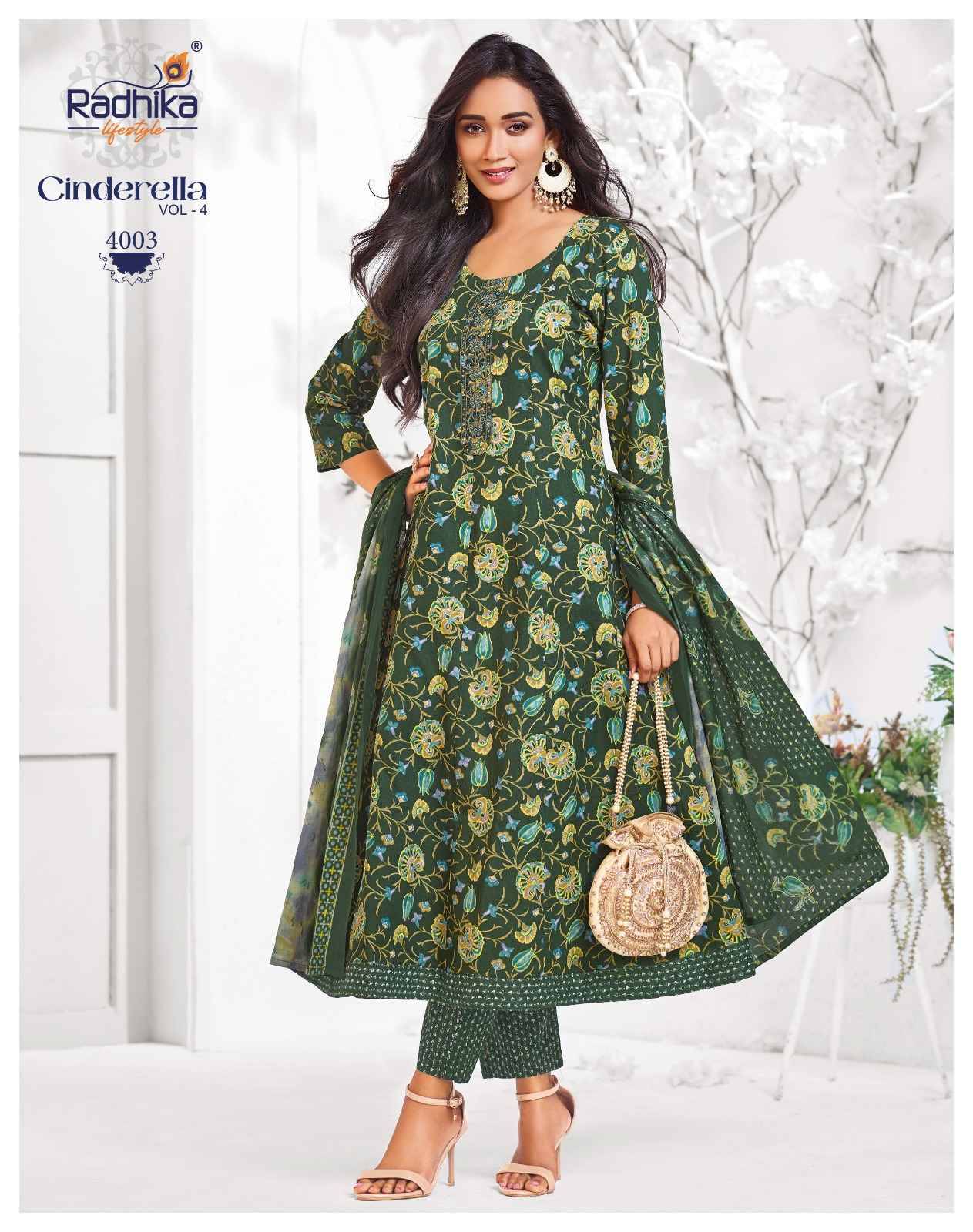 Radhika Lifestyle Cindrella Vol 4 Cotton Kurti Combo 8 pcs Catalog