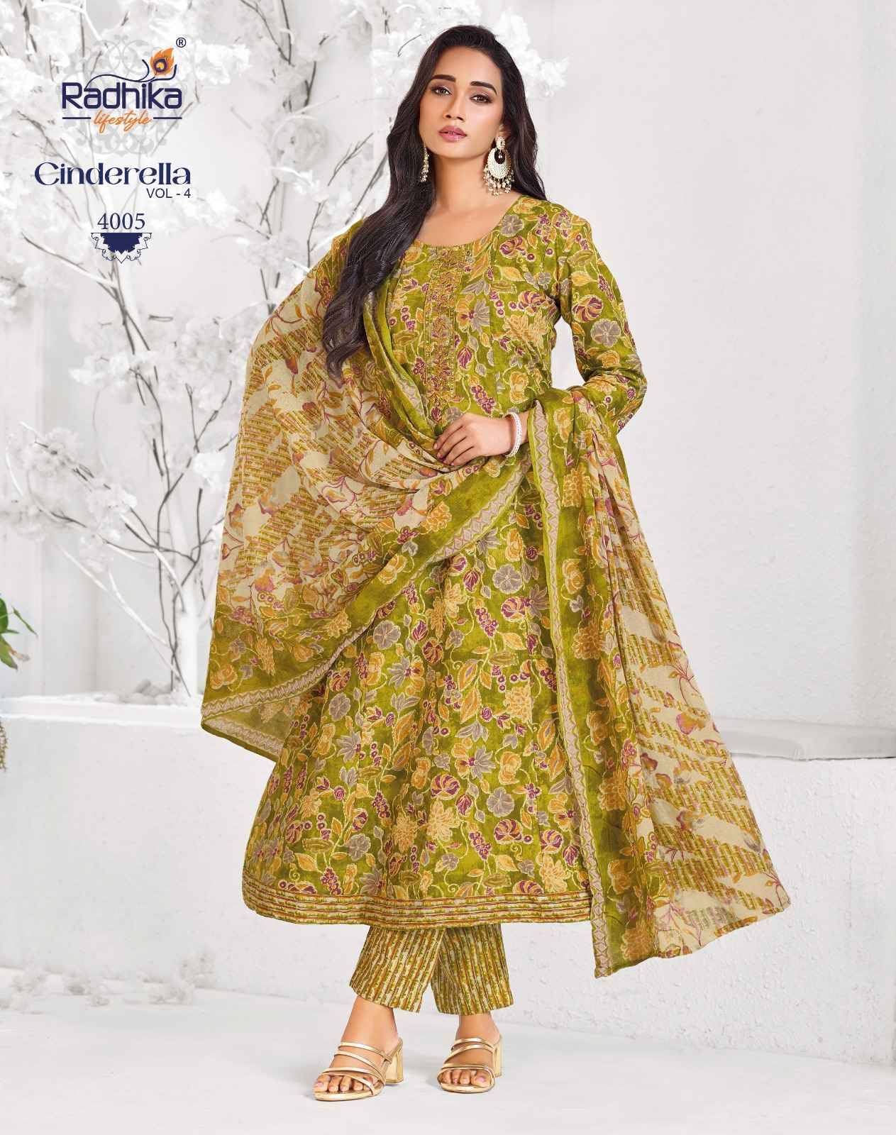 Radhika Lifestyle Cindrella Vol 4 Cotton Kurti Combo 8 pcs Catalog