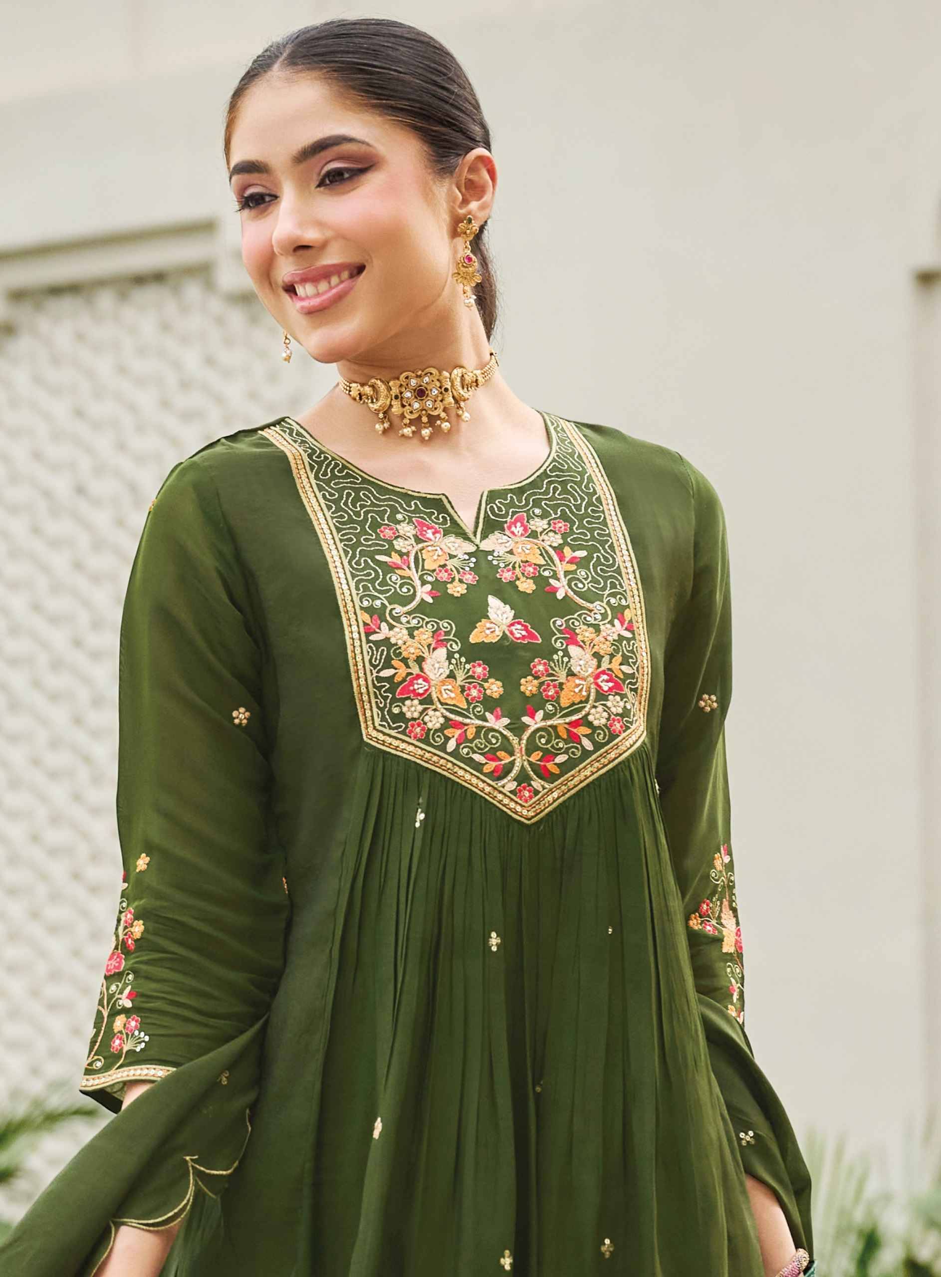 Radhika Lifestyle Glamour Vol 1 Mul Chanderi Kurti Combo 6 pcs Catalog