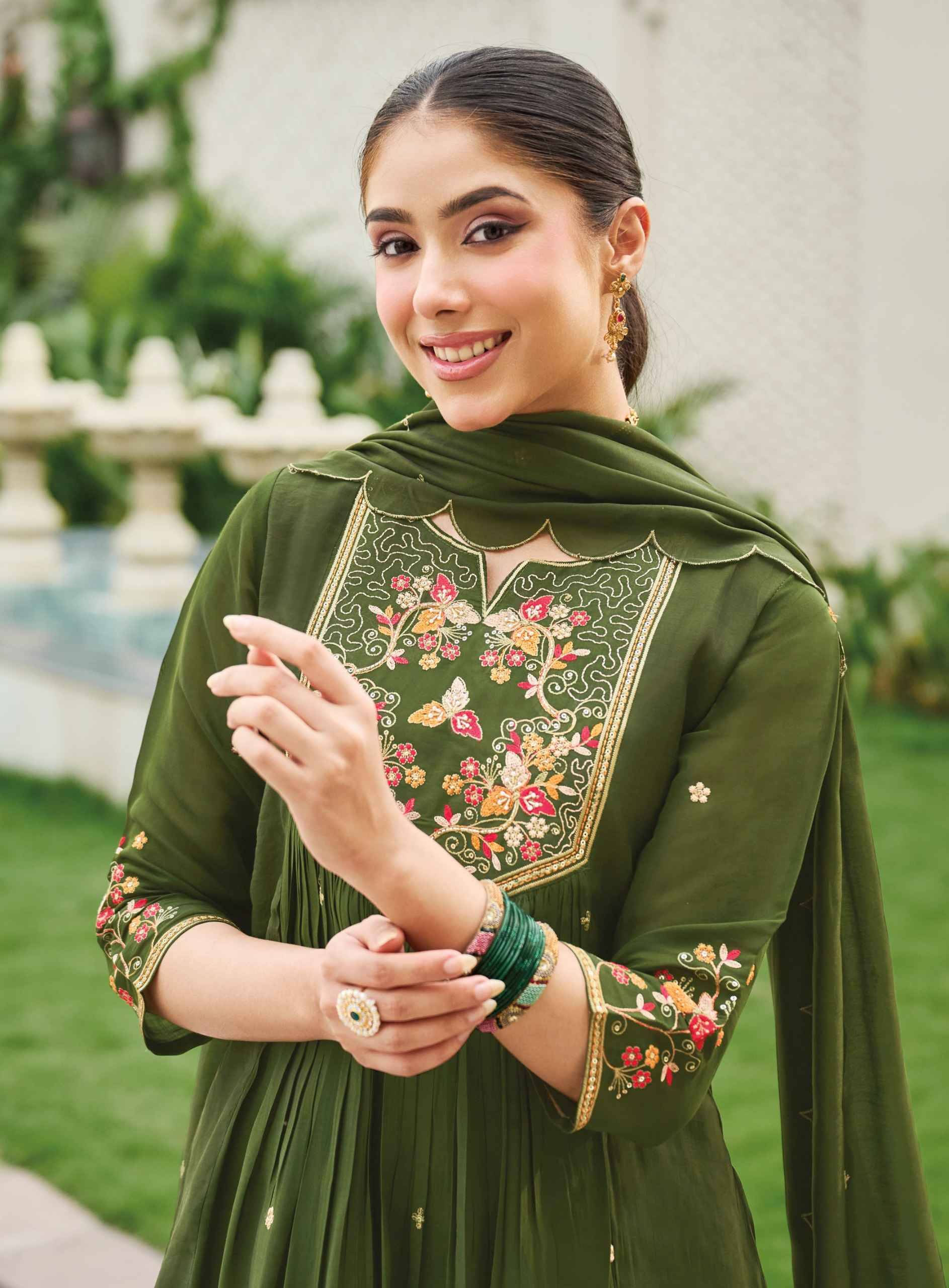 Radhika Lifestyle Glamour Vol 1 Mul Chanderi Kurti Combo 6 pcs Catalog