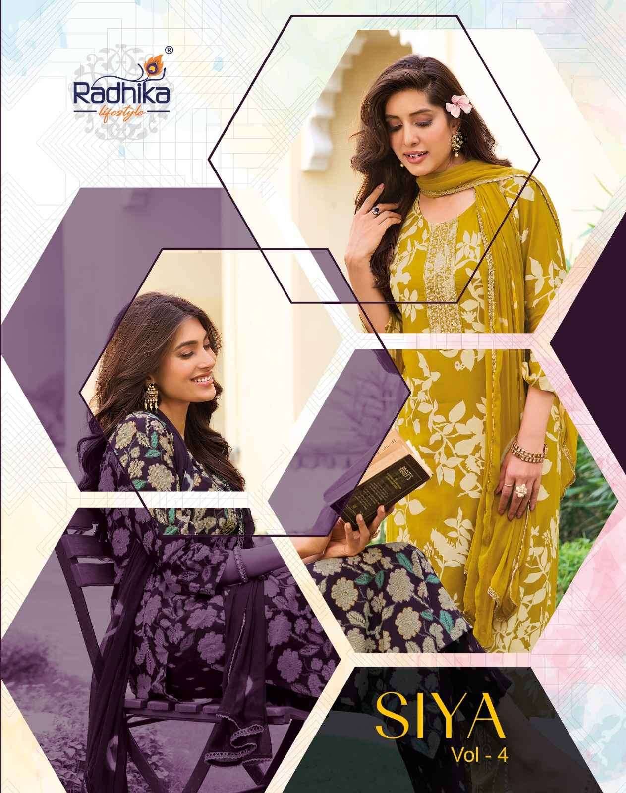 Radhika Lifestyle Siya Vol 4 Reyon Kurti Combo 8 pcs Catalog
