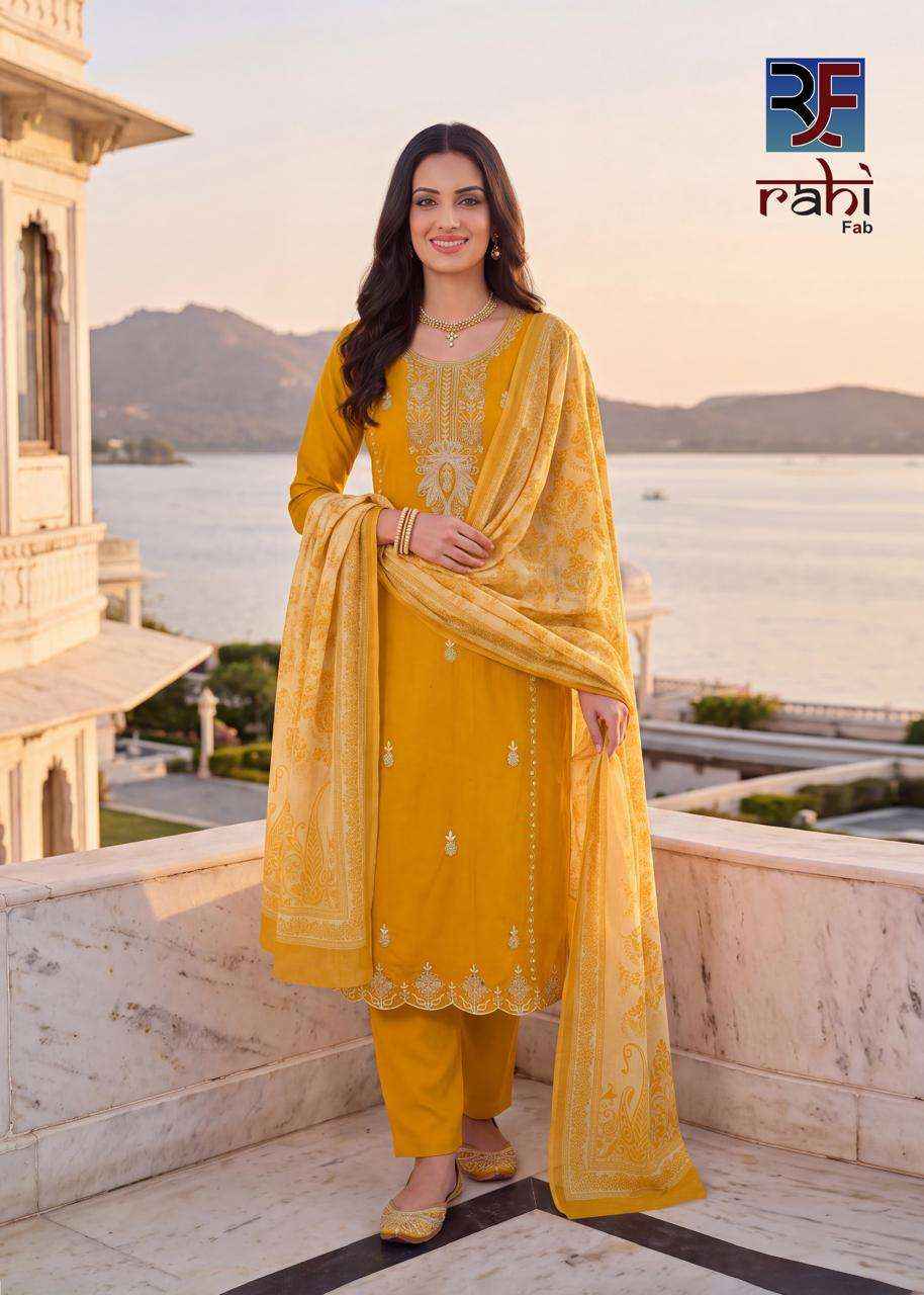Rahi Fab Ruhani Gul Vol 1 Dress Material | Wholesale Market Surat ( 8 Pcs Catalogue )
