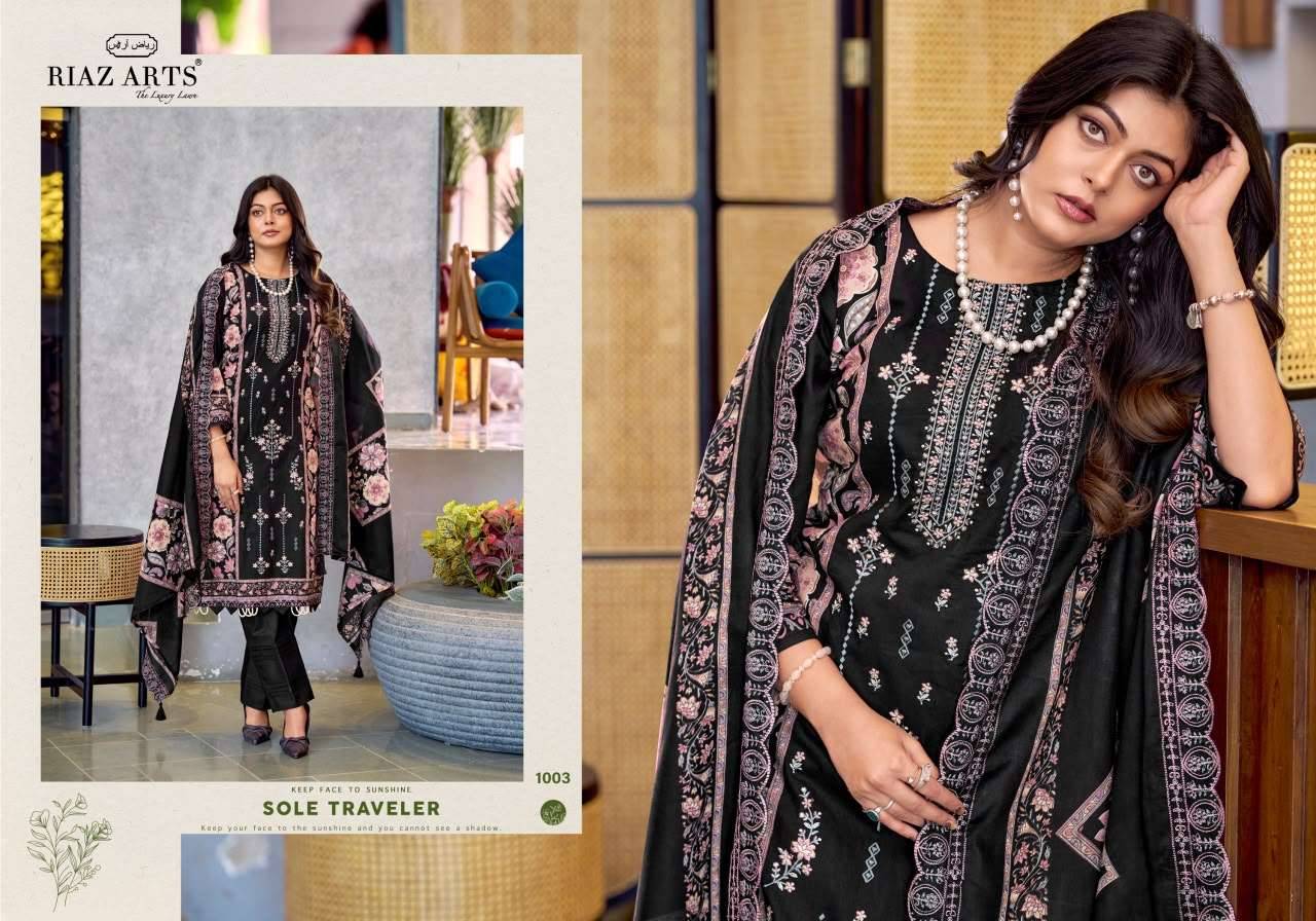 Riaz Arts Zeenat Premium Cotton Salwar Suit _ Surat Wholesale Market  6 Pcs Catalog 