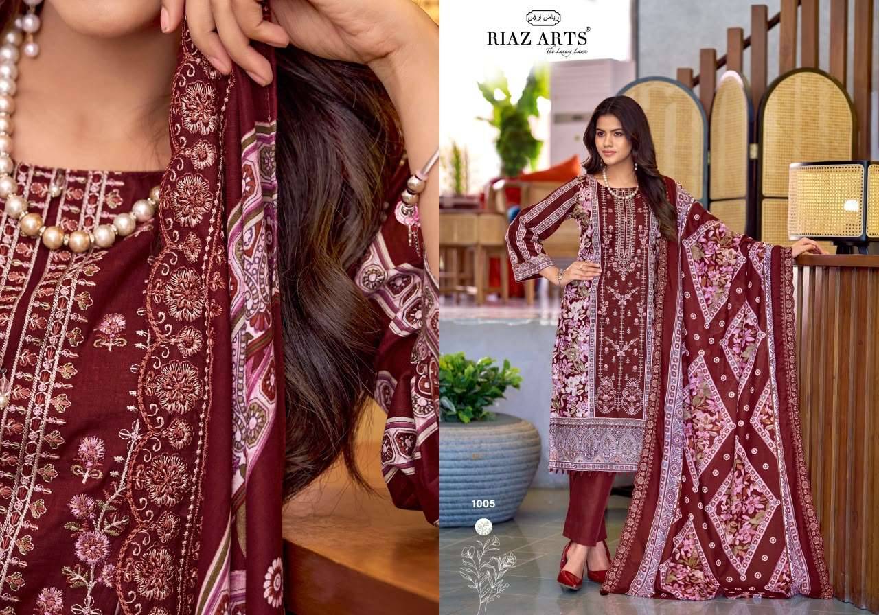 Riaz Arts Zeenat Premium Cotton Salwar Suit _ Surat Wholesale Market  6 Pcs Catalog 