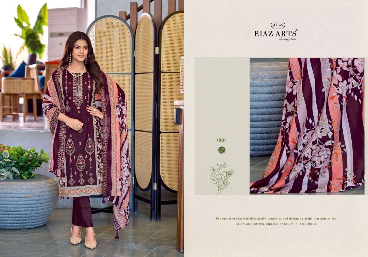 Riaz Arts Zeenat Premium Cotton Salwar Suit _ Surat Wholesale Market  6 Pcs Catalog 