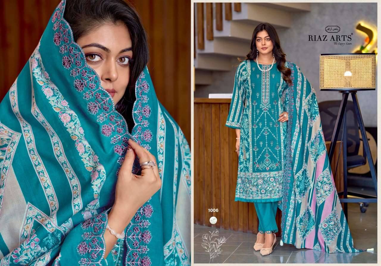 Riaz Arts Zeenat Premium Cotton Salwar Suit _ Surat Wholesale Market  6 Pcs Catalog 
