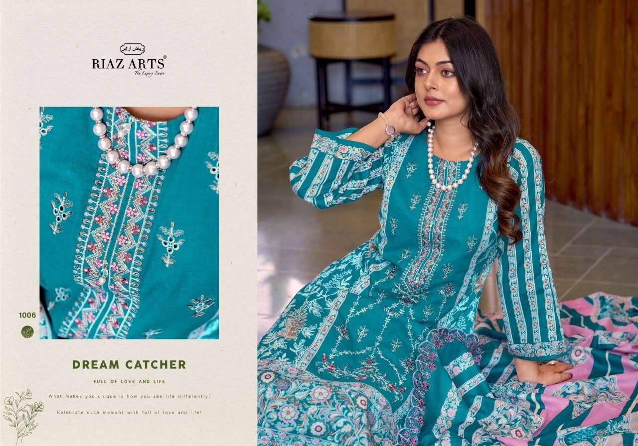 Riaz Arts Zeenat Premium Cotton Salwar Suit _ Surat Wholesale Market  6 Pcs Catalog 