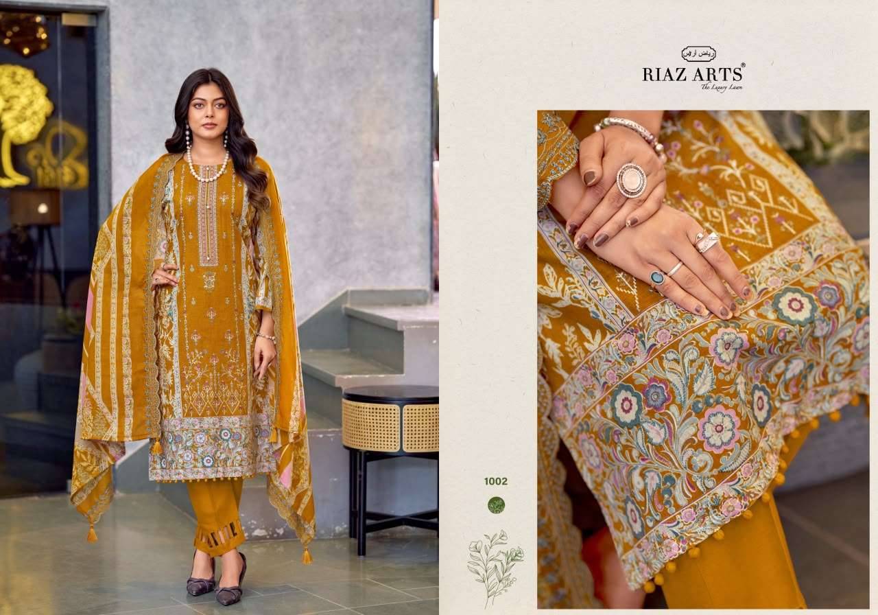 Riaz Arts Zeenat Premium Cotton Salwar Suit _ Surat Wholesale Market  6 Pcs Catalog 