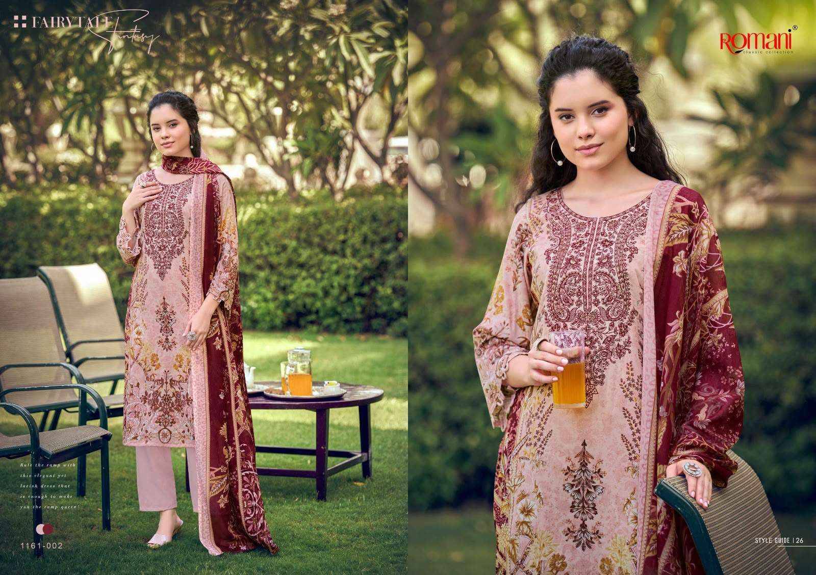 Romani Needle Wonder Vol 16 Cotton Dress Material 8 pcs Catalog With Price