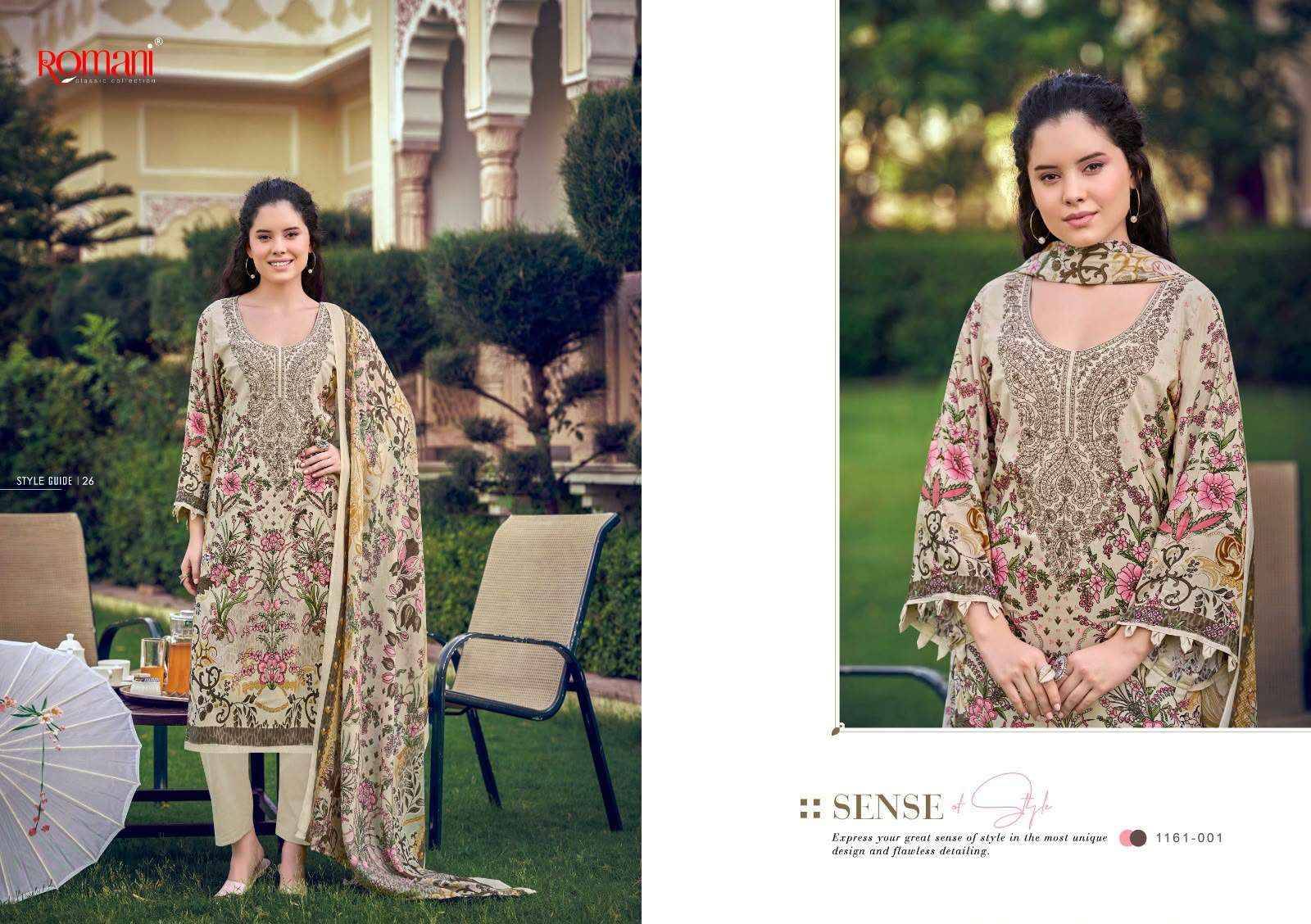Romani Needle Wonder Vol 16 Cotton Dress Material 8 pcs Catalog With Price