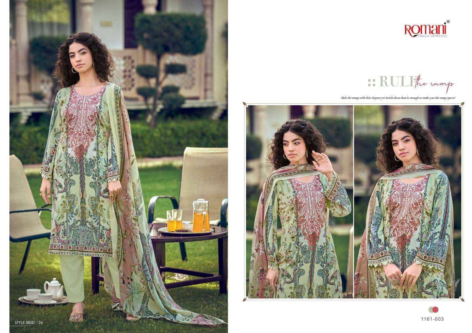 Romani Needle Wonder Vol 16 Cotton Dress Material 8 pcs Catalog With Price