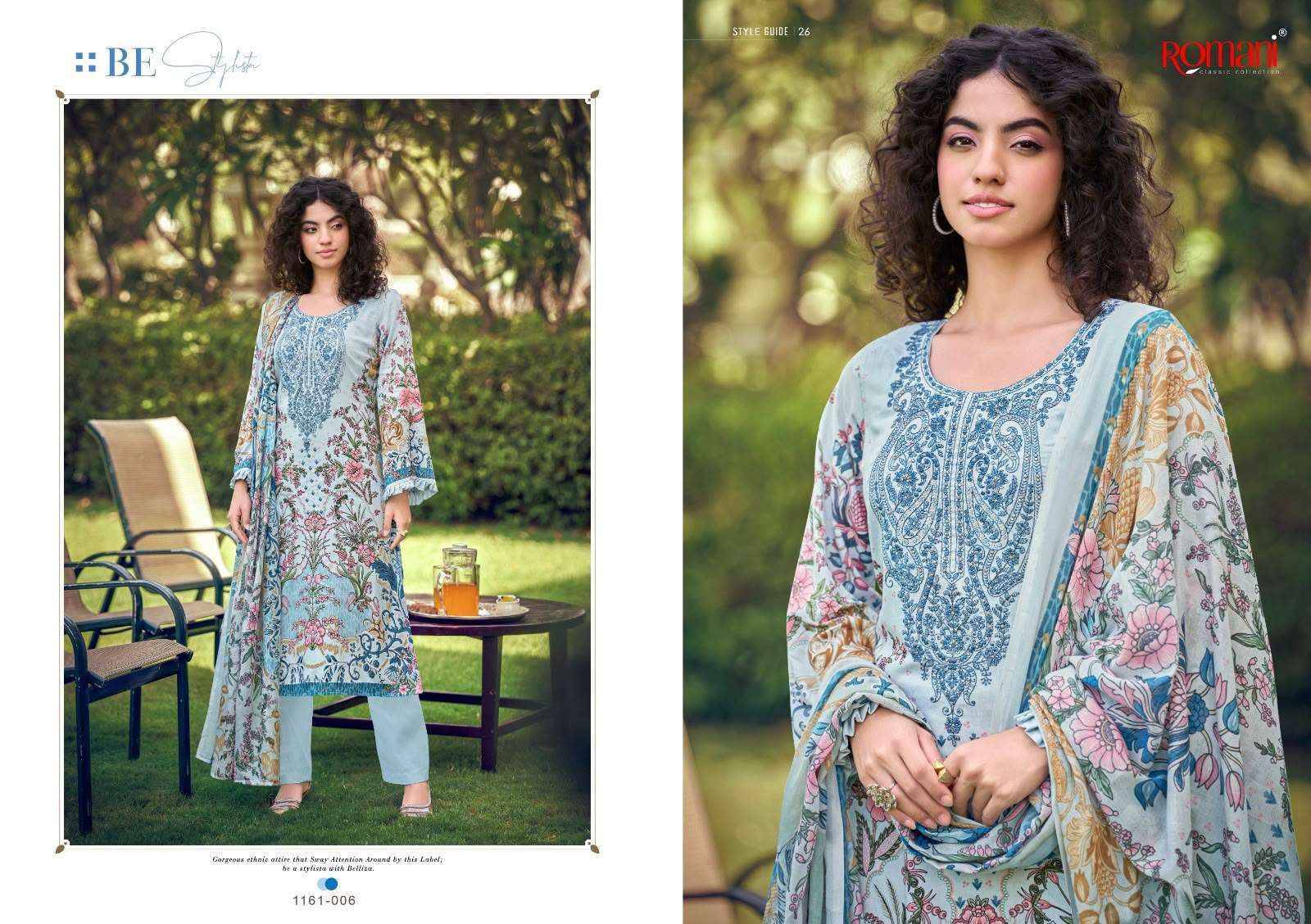 Romani Needle Wonder Vol 16 Cotton Dress Material 8 pcs Catalog With Price