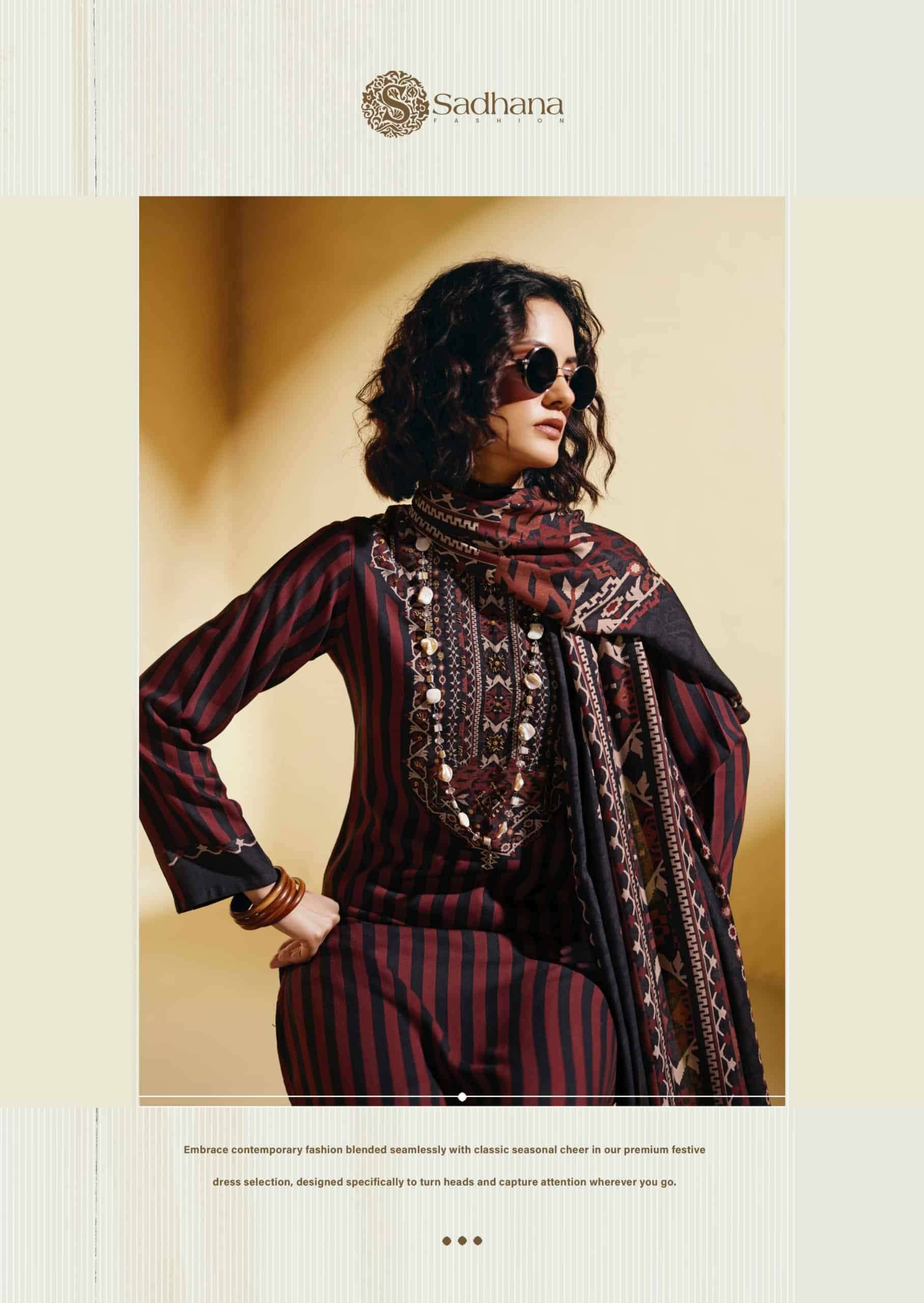 Sadhana Fashion Sofi Premium Collection Winter Dress Material 6 Pcs Catalog