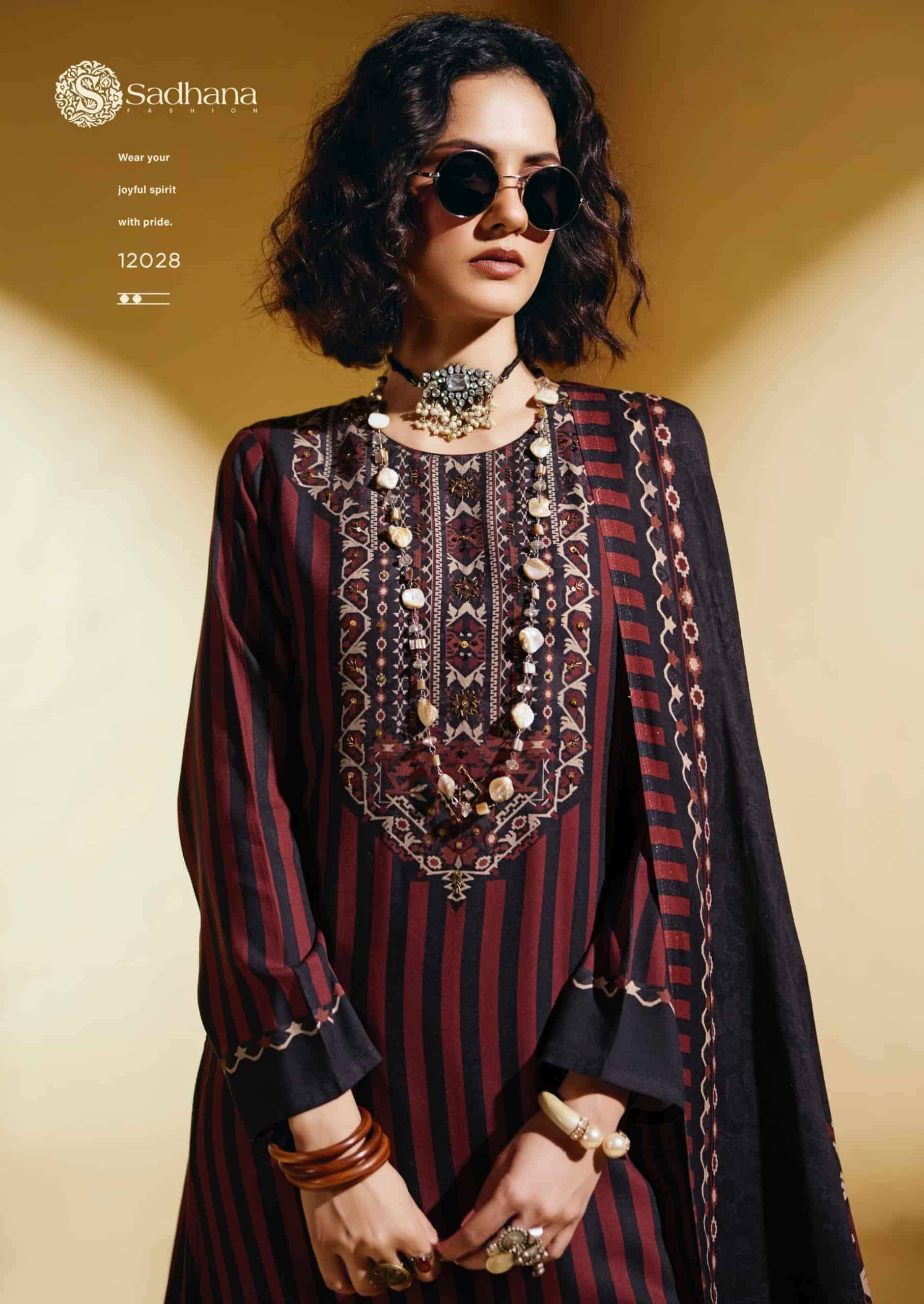 Sadhana Fashion Sofi Premium Collection Winter Dress Material 6 Pcs Catalog