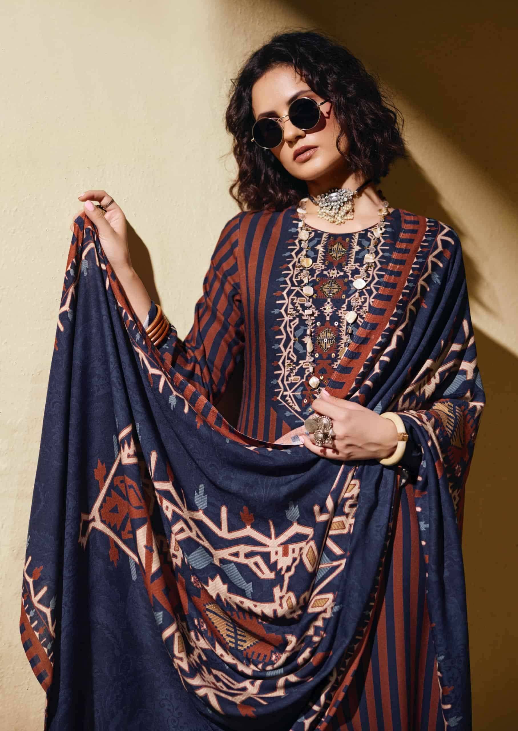 Sadhana Fashion Sofi Premium Collection Winter Dress Material 6 Pcs Catalog