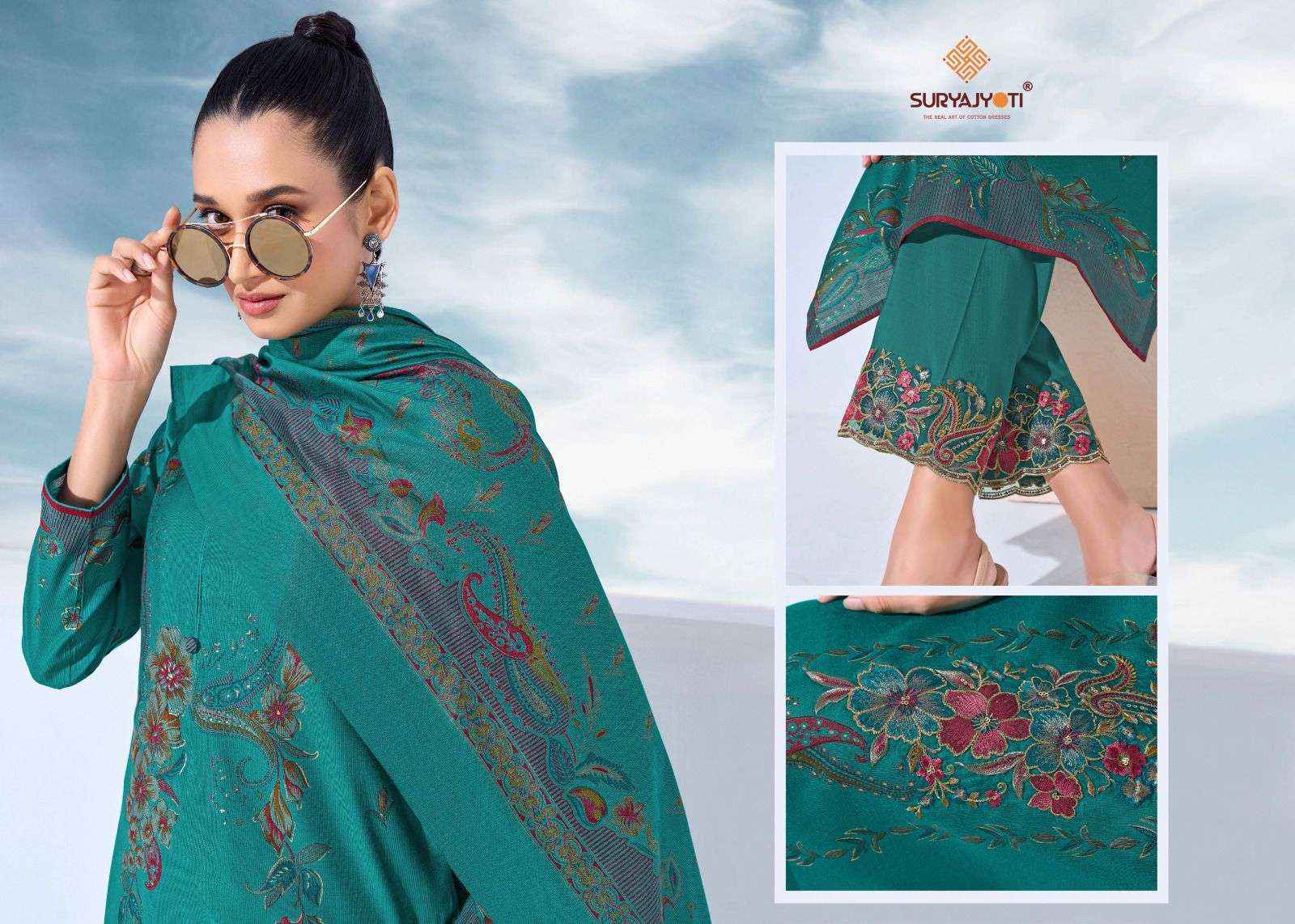 Suryajyoti Kashi Vol 1 Premium Wear Ladies Dress 6pcs Catalog 