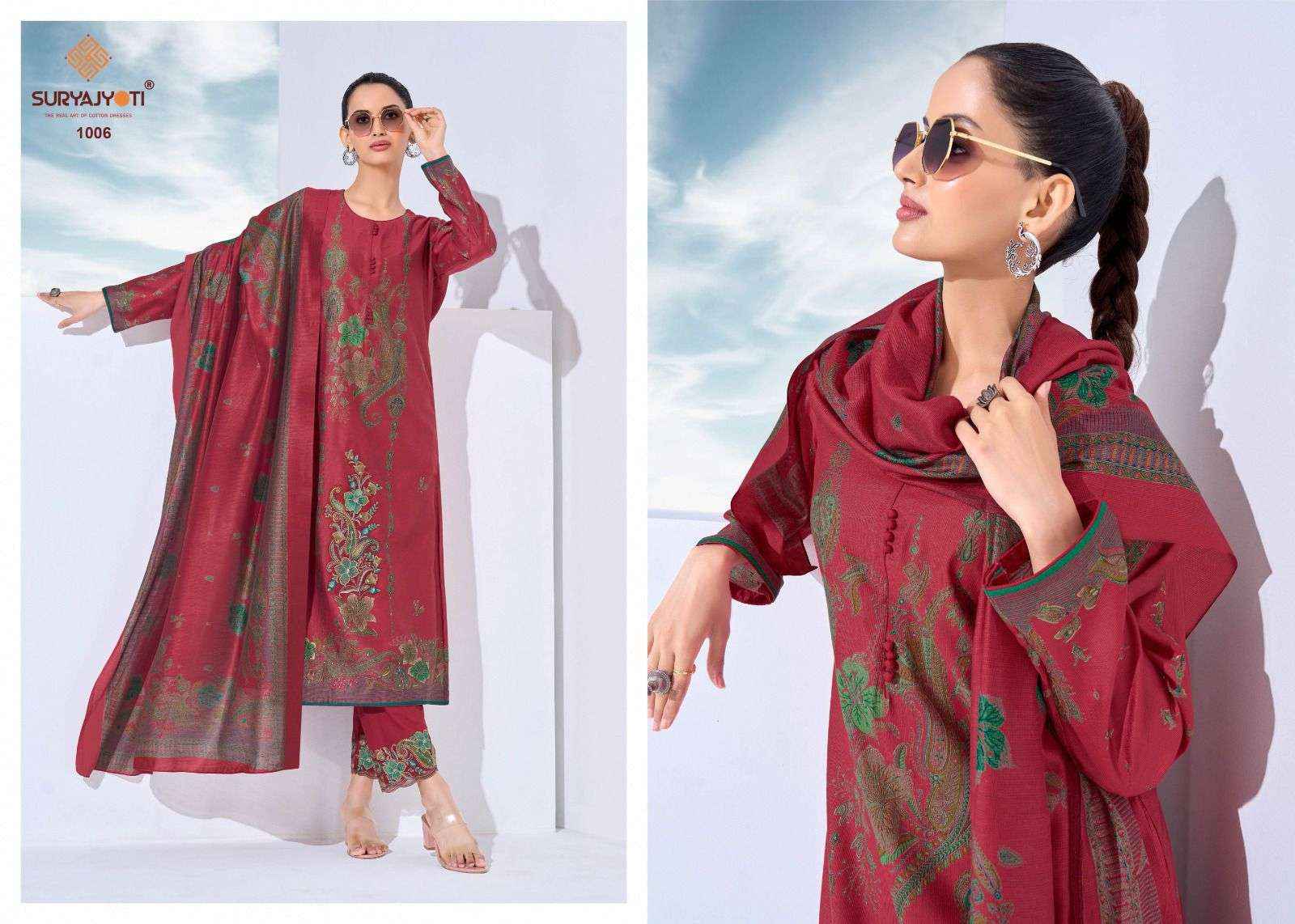 Suryajyoti Kashi Vol 1 Premium Wear Ladies Dress 6pcs Catalog 