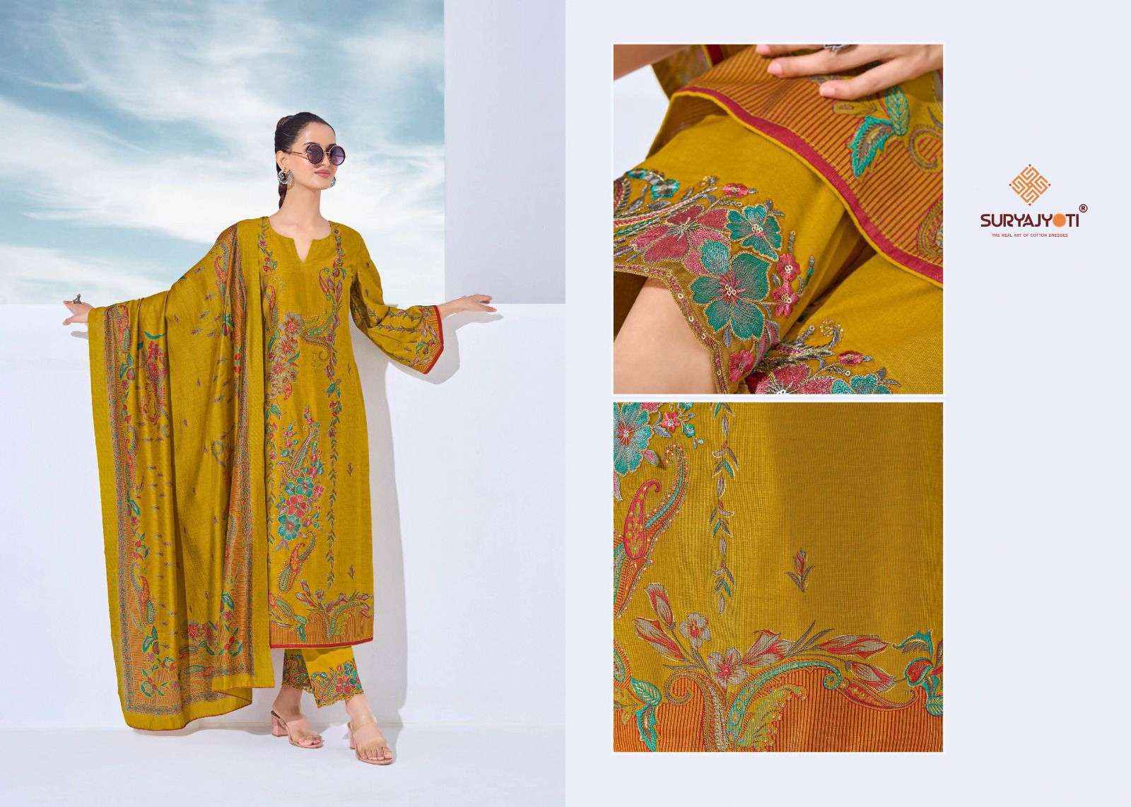Suryajyoti Kashi Vol 1 Premium Wear Ladies Dress 6pcs Catalog 