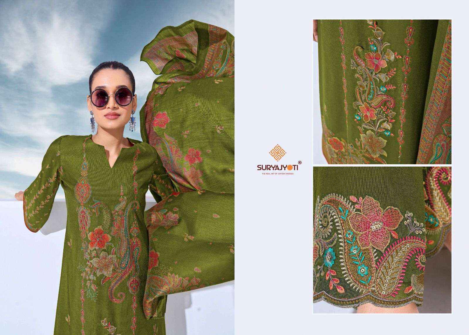 Suryajyoti Kashi Vol 1 Premium Wear Ladies Dress 6pcs Catalog 