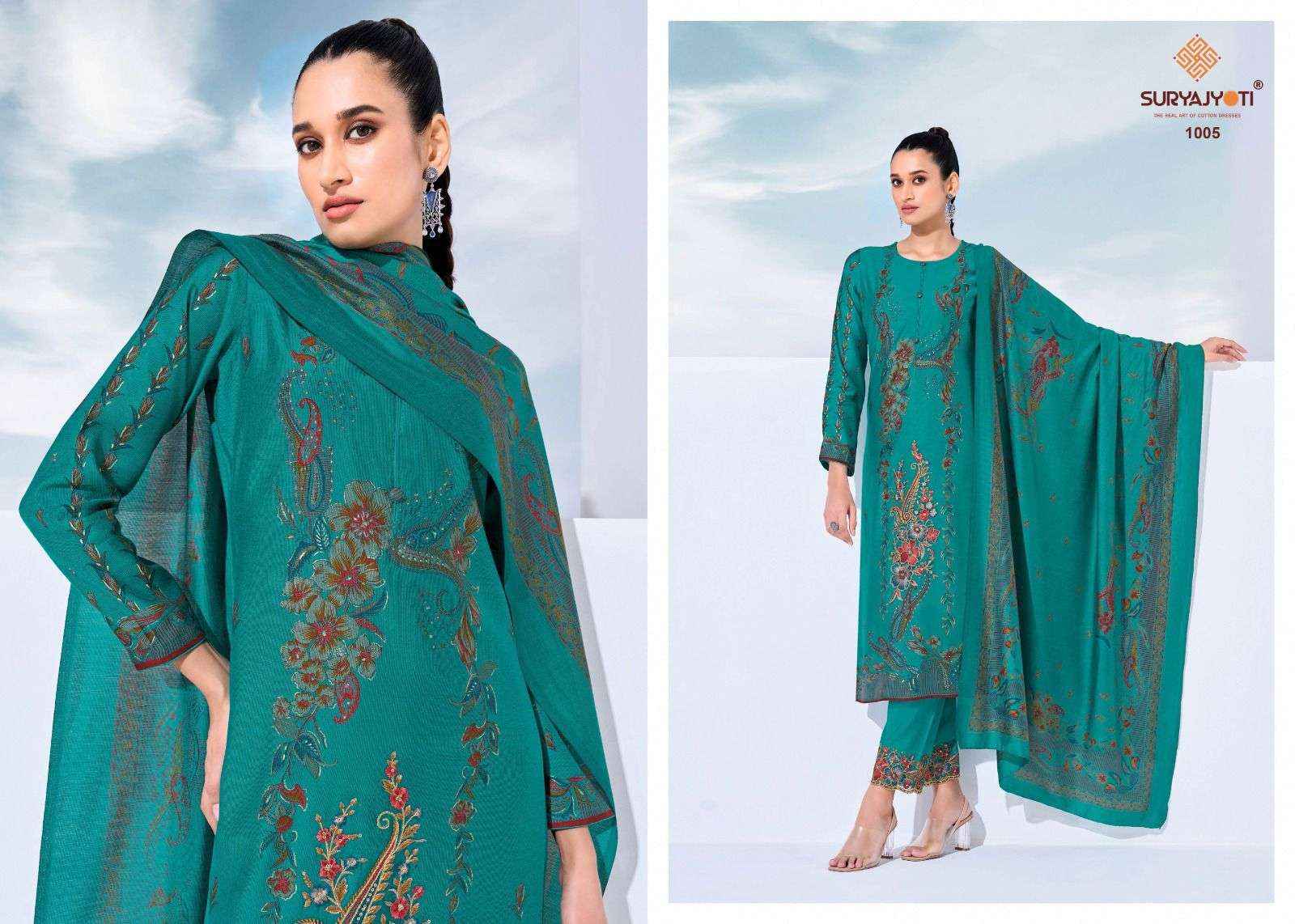 Suryajyoti Kashi Vol 1 Premium Wear Ladies Dress 6pcs Catalog 