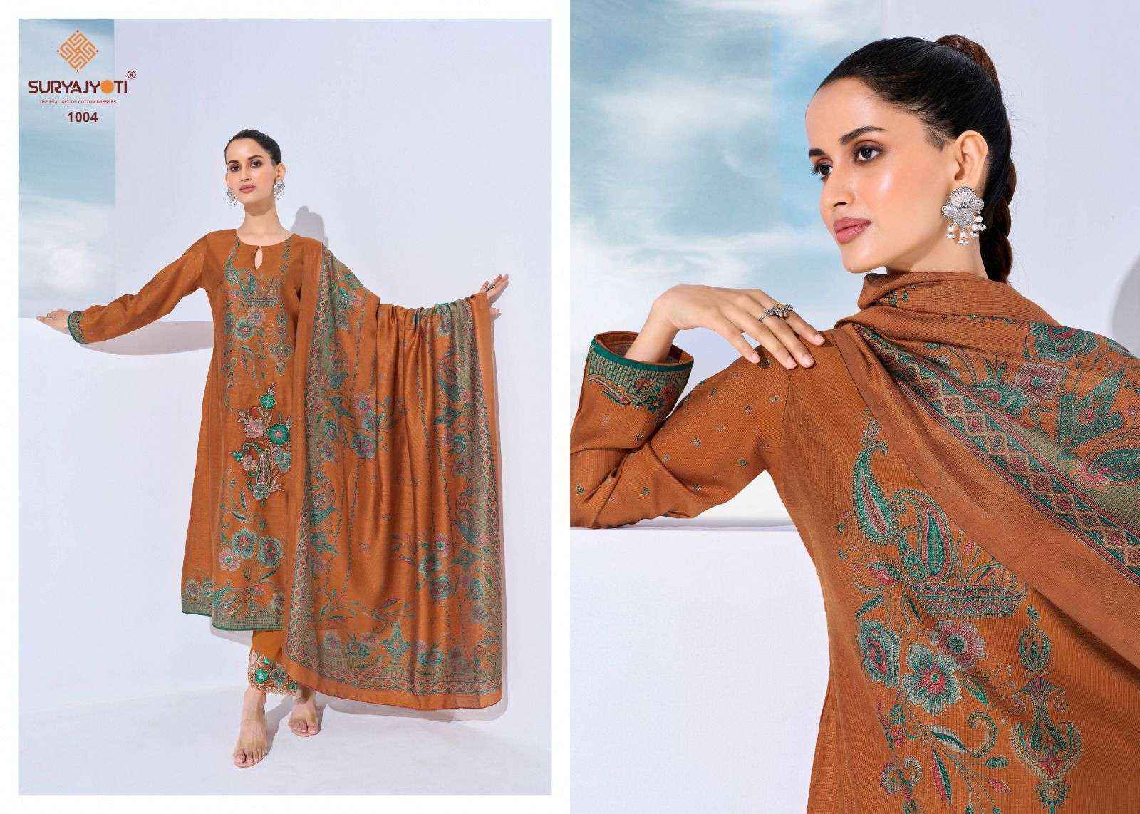 Suryajyoti Kashi Vol 1 Premium Wear Ladies Dress 6pcs Catalog 