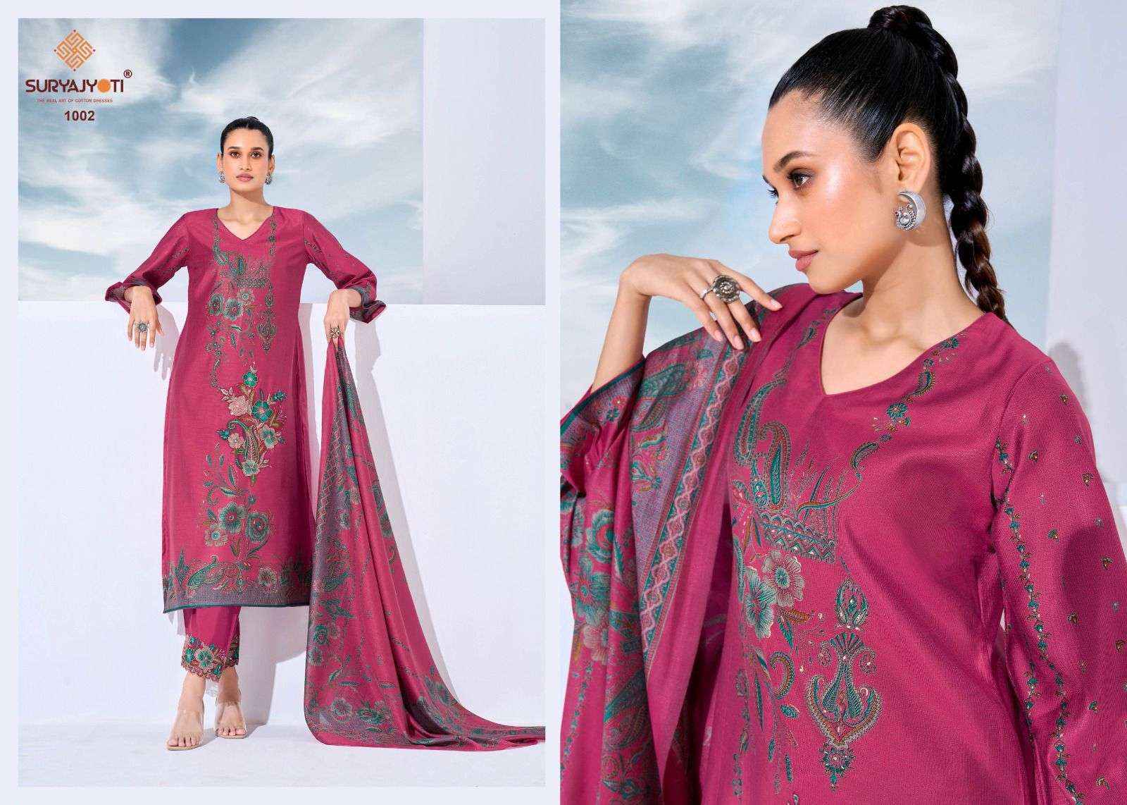 Suryajyoti Kashi Vol 1 Premium Wear Ladies Dress 6pcs Catalog 