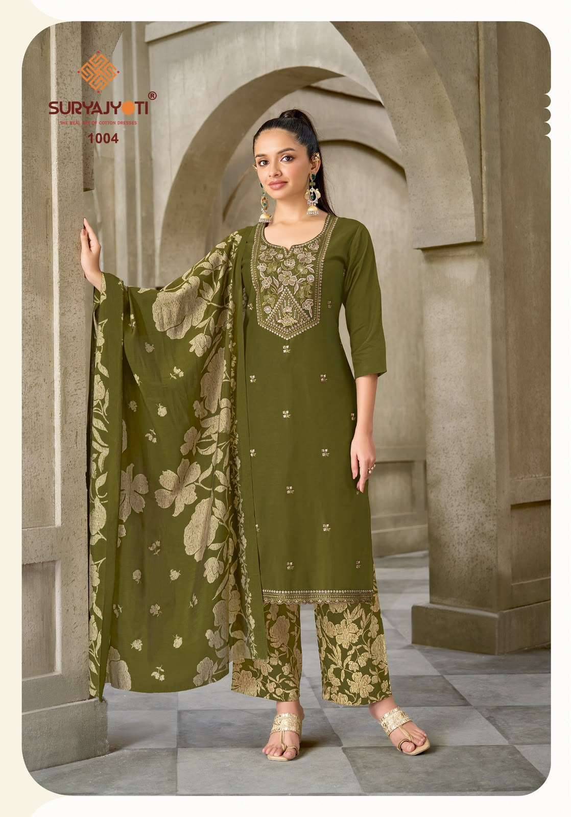 Suryajyoti Kismis Vol 1 Readymade Suits Catalog With Price 6 Pcs Catalog