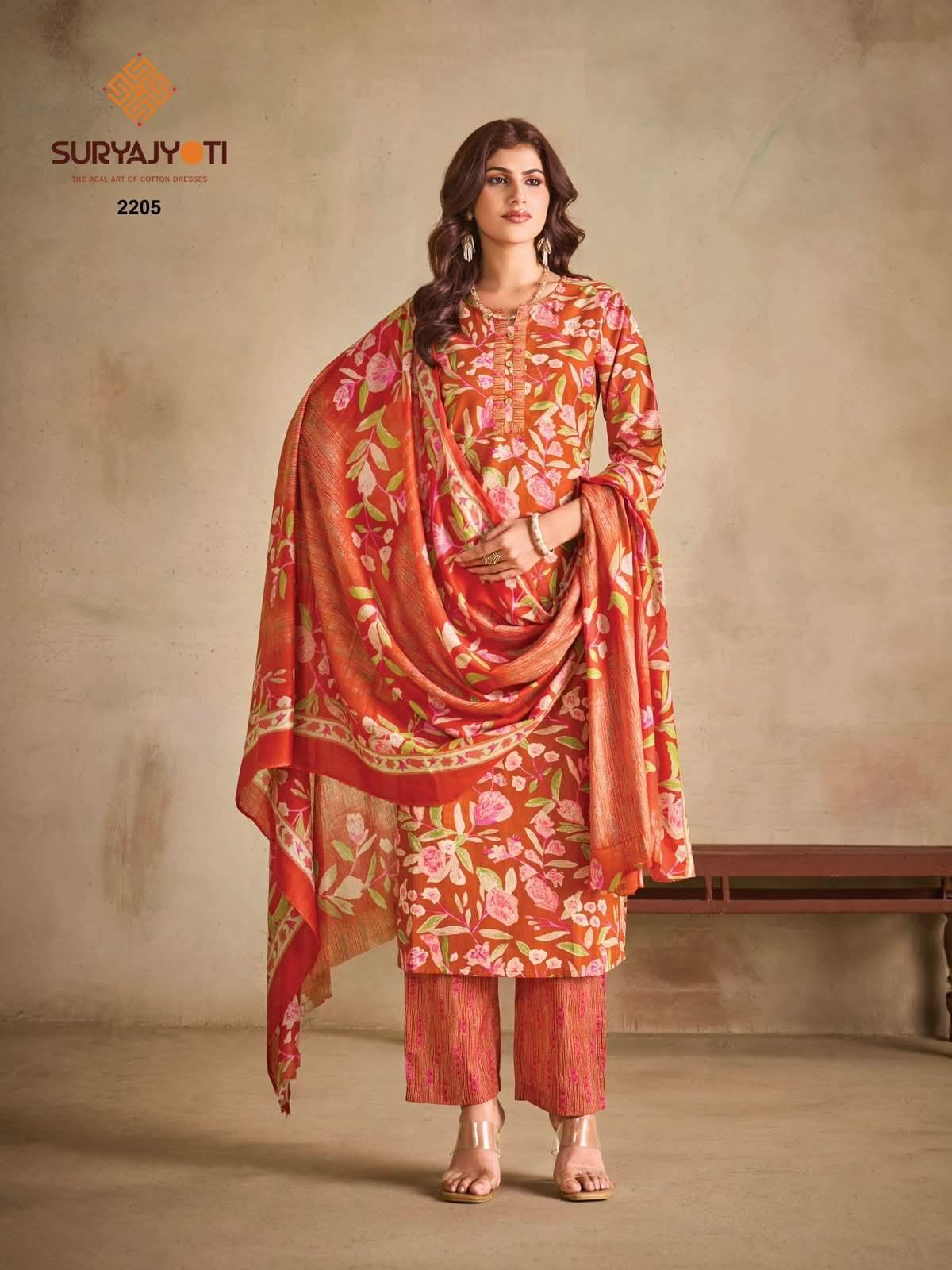 Suryajyoti Zion Cotton Vol 22 Cotton Dress Material 16 Pcs Catalog