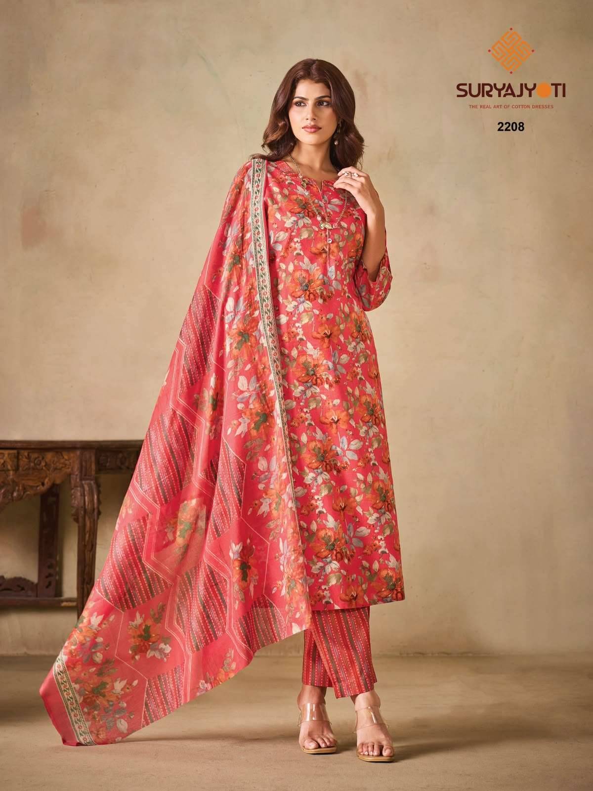 Suryajyoti Zion Cotton Vol 22 Cotton Dress Material 16 Pcs Catalog