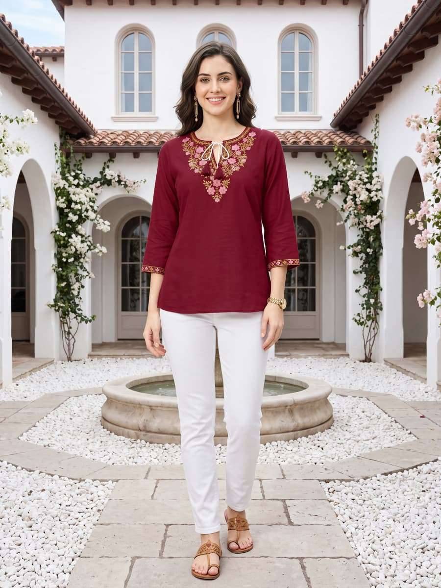 Tips And Tops Twinkle Vol 2 Fancy Western Short Tops Set 6 Pcs Catalog