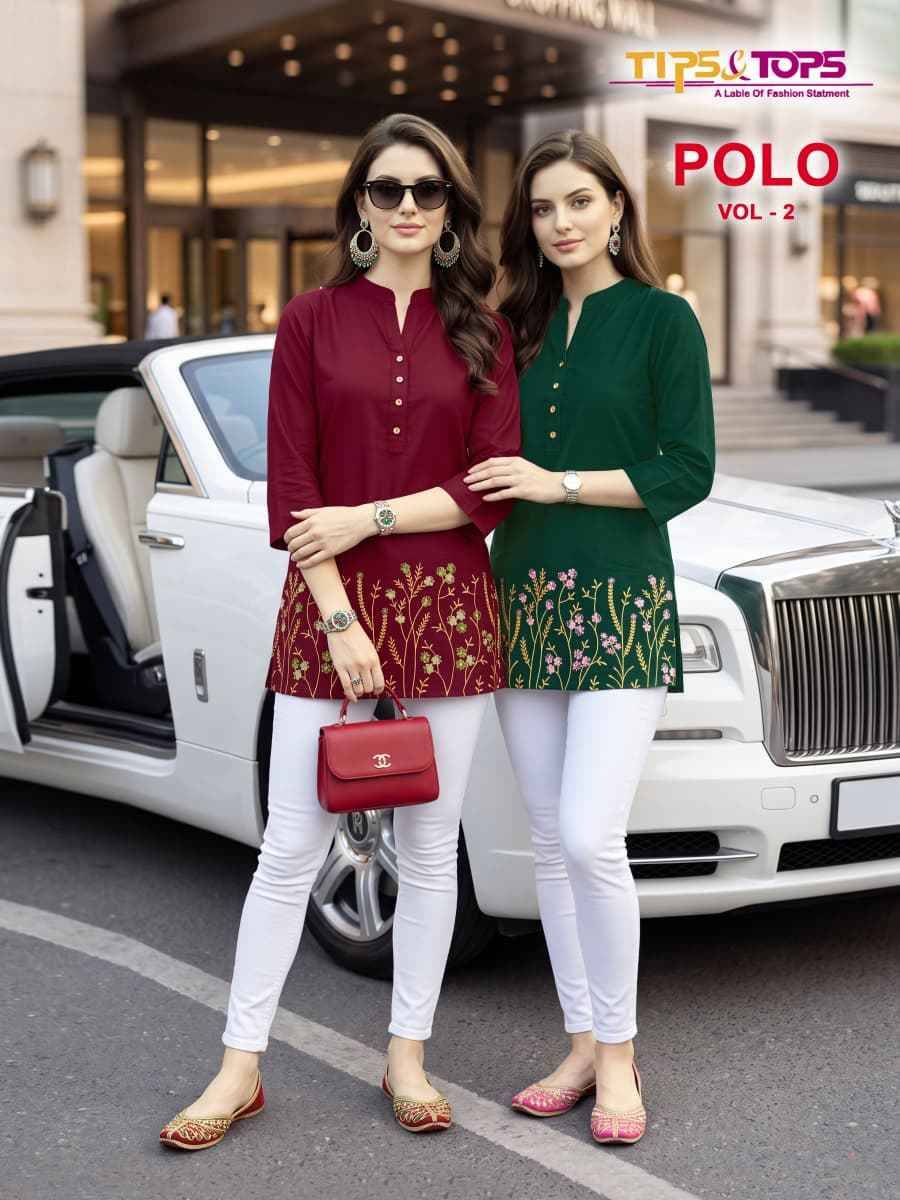 Tips & Tops PoloVol 2 Rayon Weastern Top 6 pcs Catalog