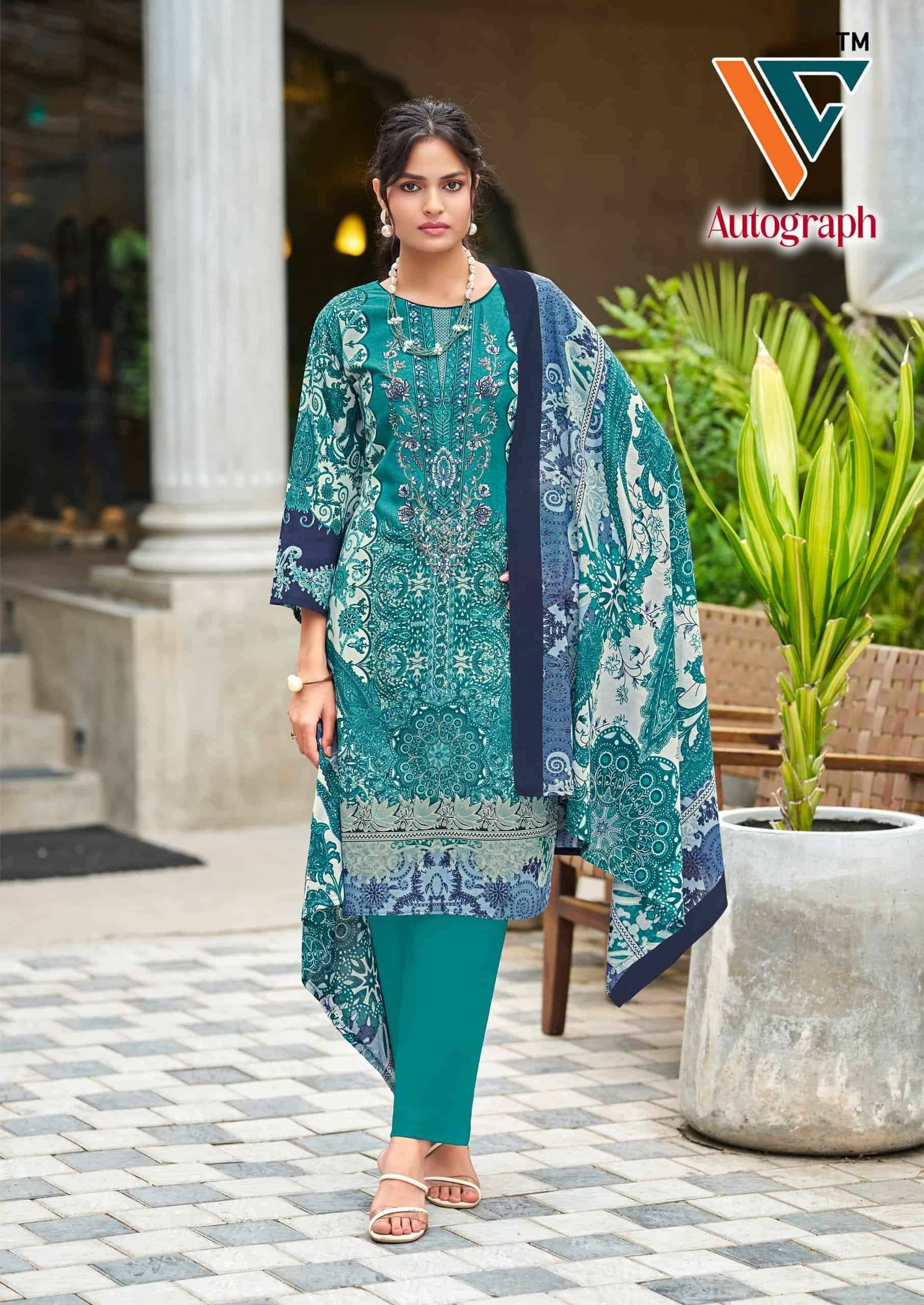 Vandana Fashion Autograph Vol 1 Dress Material 8 Pcs Catalog