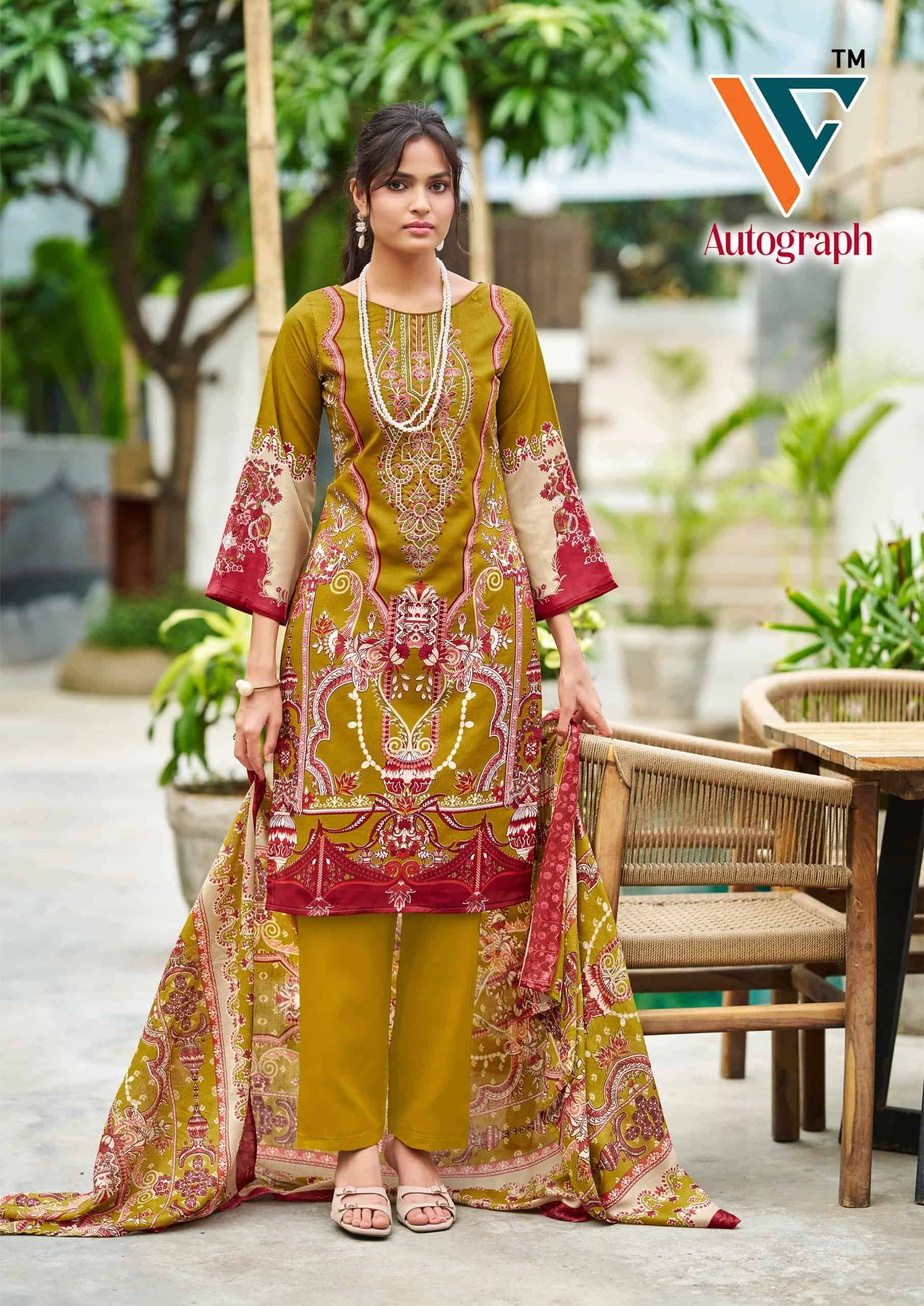 Vandana Fashion Autograph Vol 1 Dress Material 8 Pcs Catalog