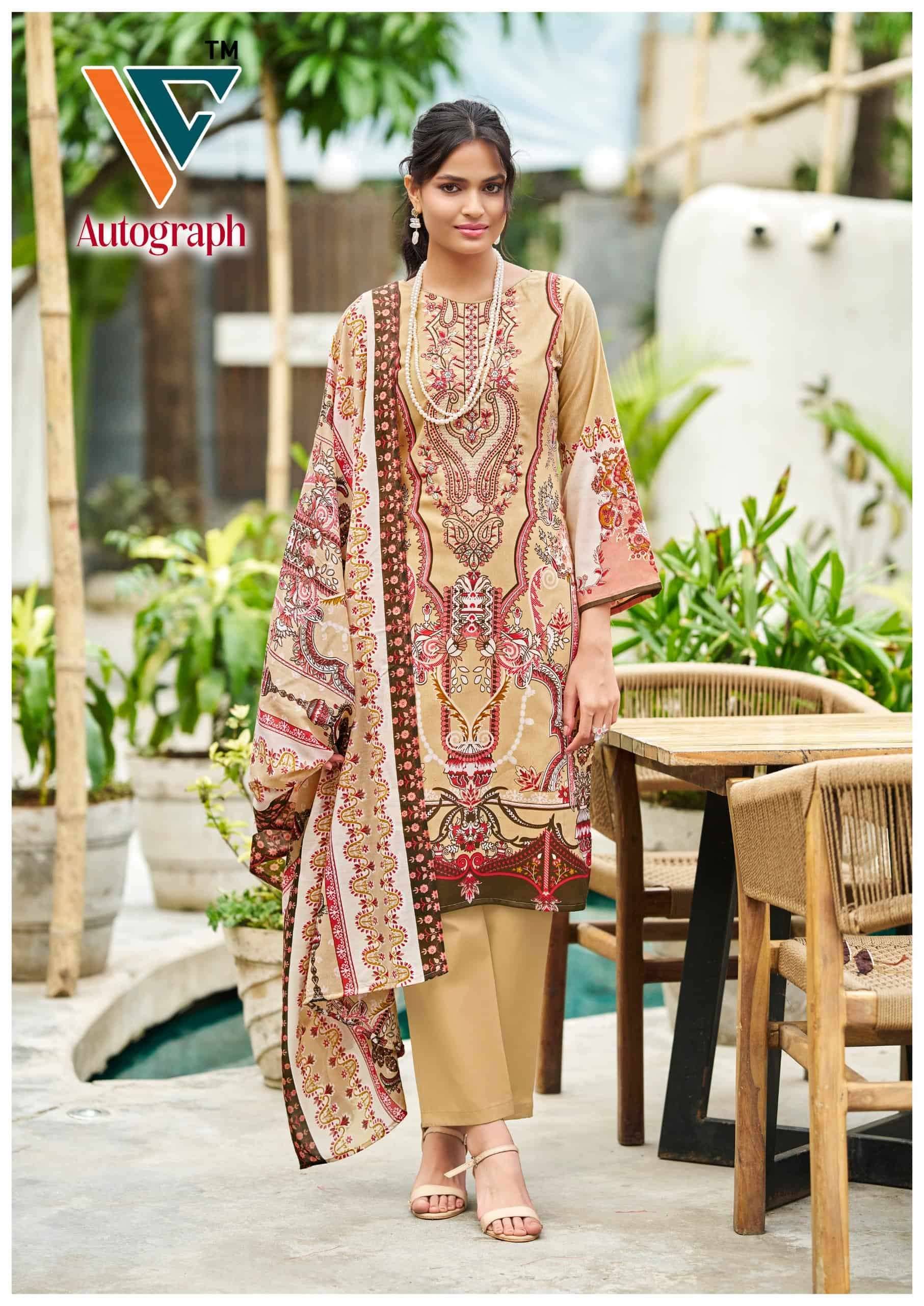 Vandana Fashion Autograph Vol 1 Dress Material 8 Pcs Catalog