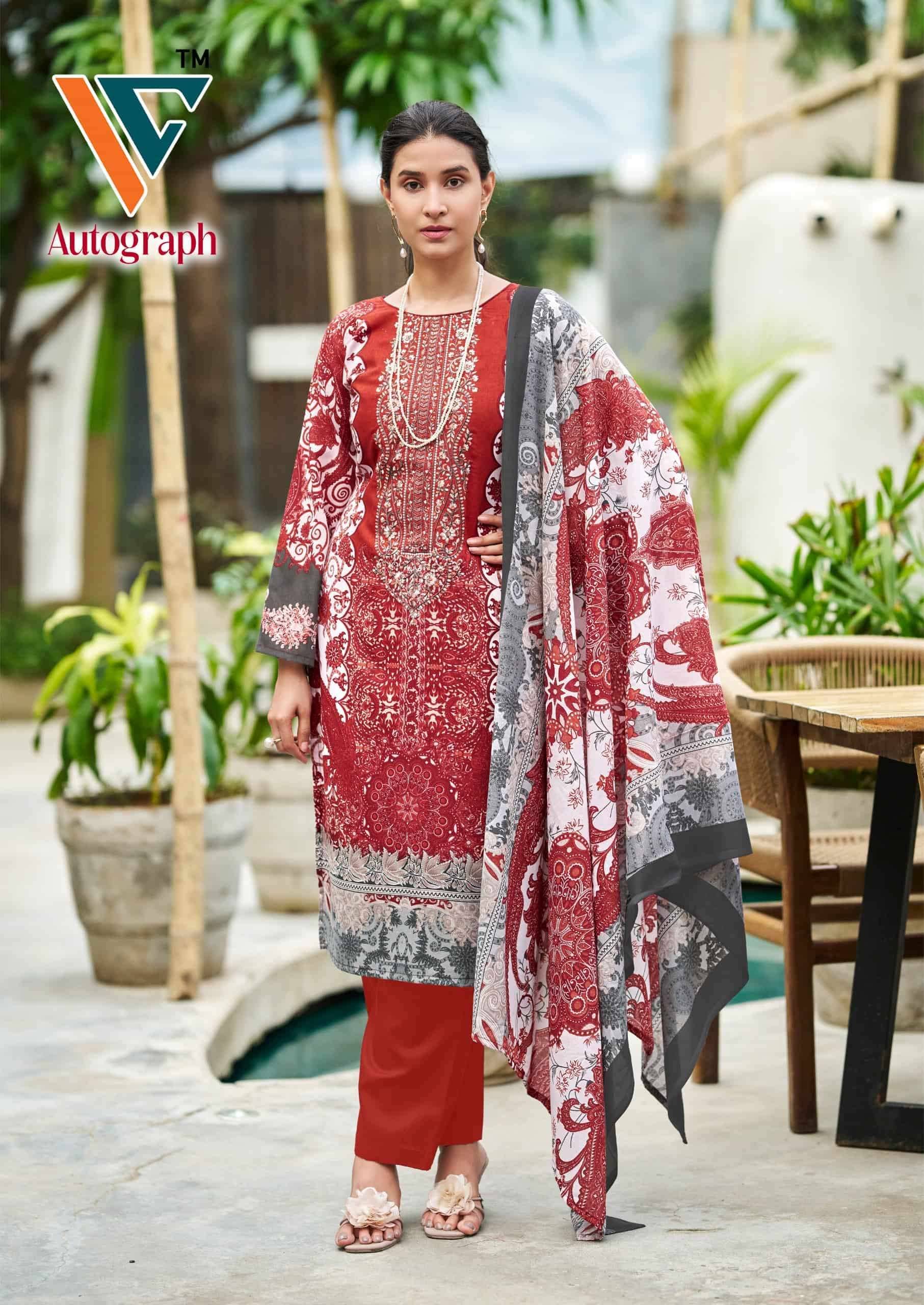 Vandana Fashion Autograph Vol 1 Dress Material 8 Pcs Catalog