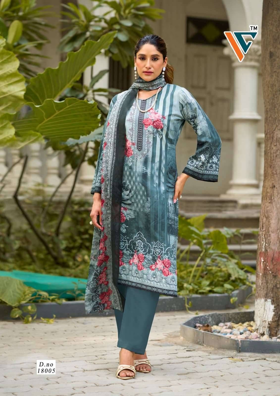 Vandana Fashion Nazakat Vol 18 Cotton Dress Material 8 Pcs Catalog