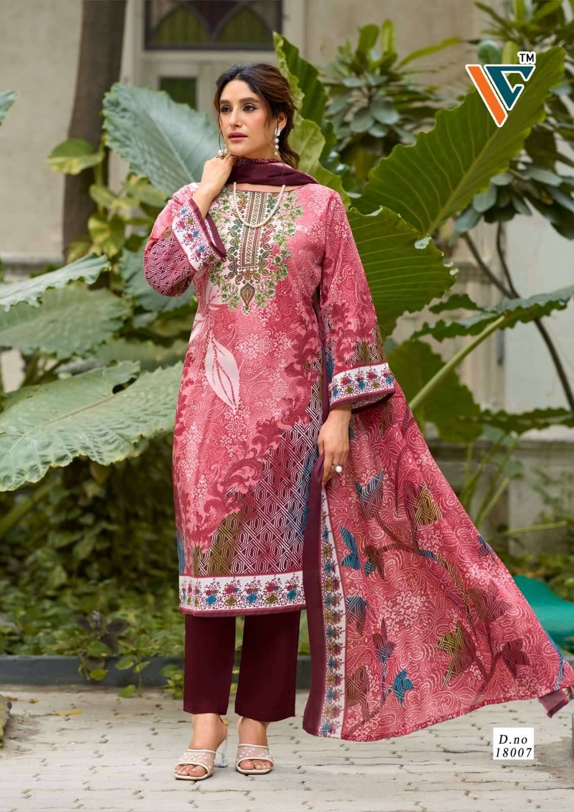 Vandana Fashion Nazakat Vol 18 Cotton Dress Material 8 Pcs Catalog