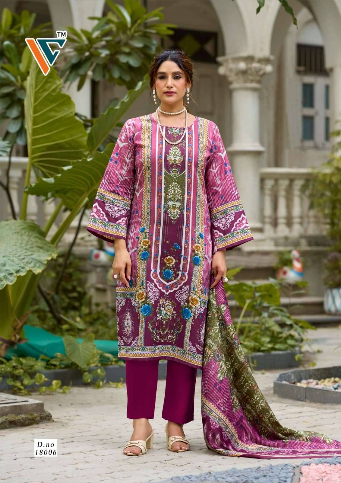 Vandana Fashion Nazakat Vol 18 Cotton Dress Material 8 Pcs Catalog