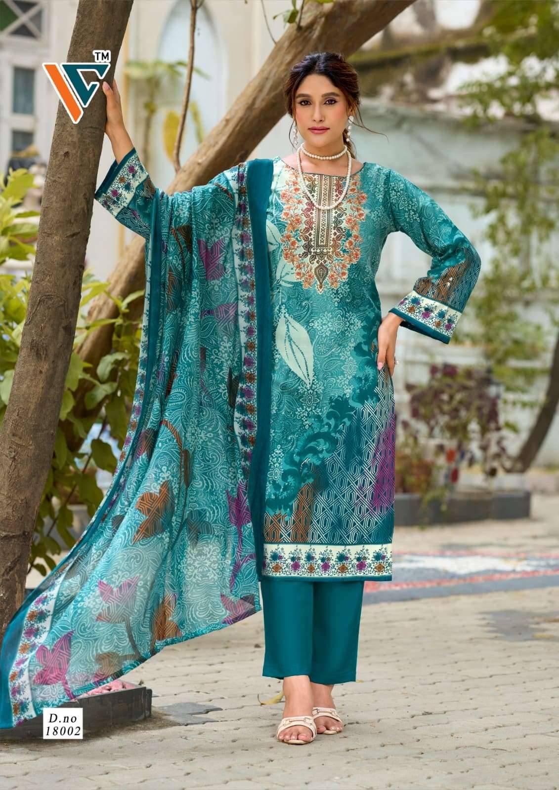 Vandana Fashion Nazakat Vol 18 Cotton Dress Material 8 Pcs Catalog