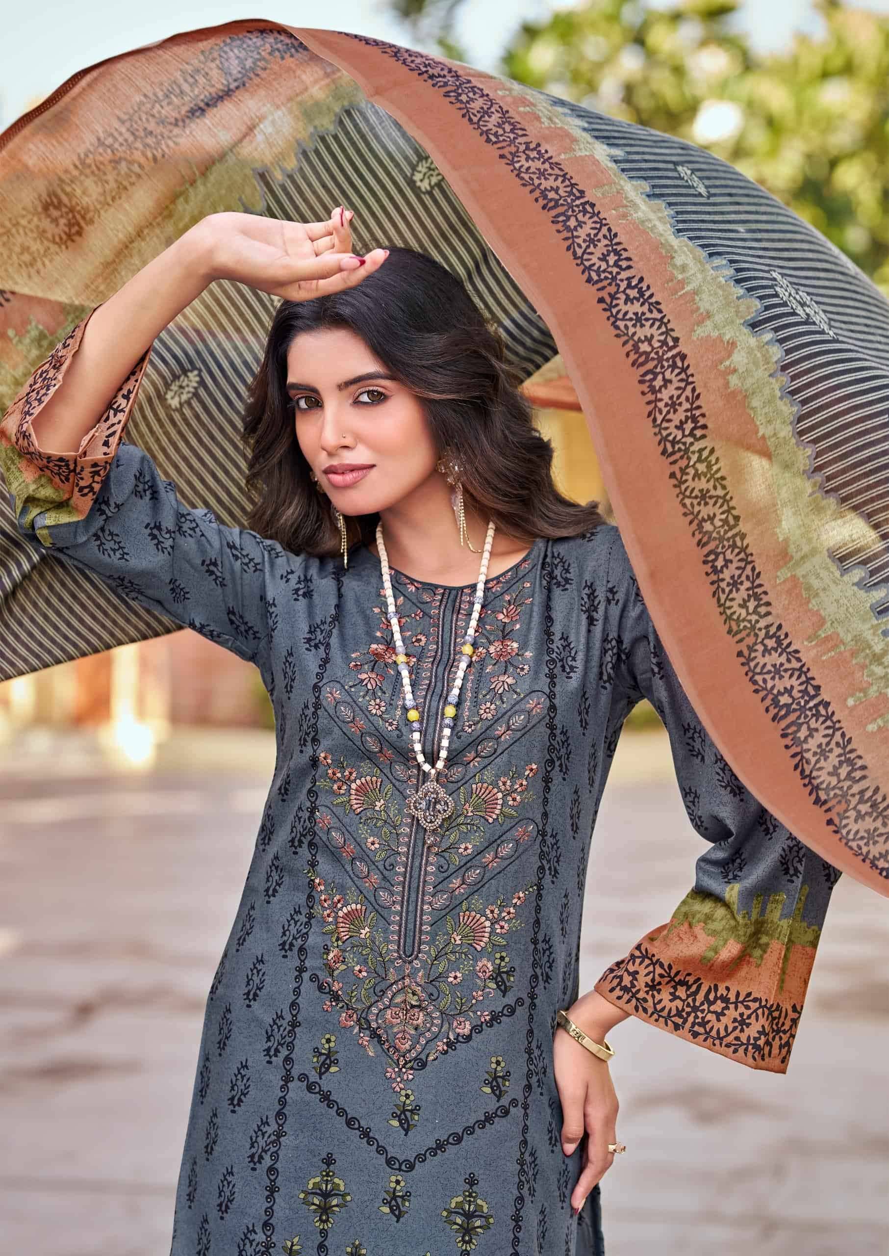 Vandana Fashion Shahzadi Vol 10 Printed Cotton Salwar Kameez 8 Pcs Catalog 