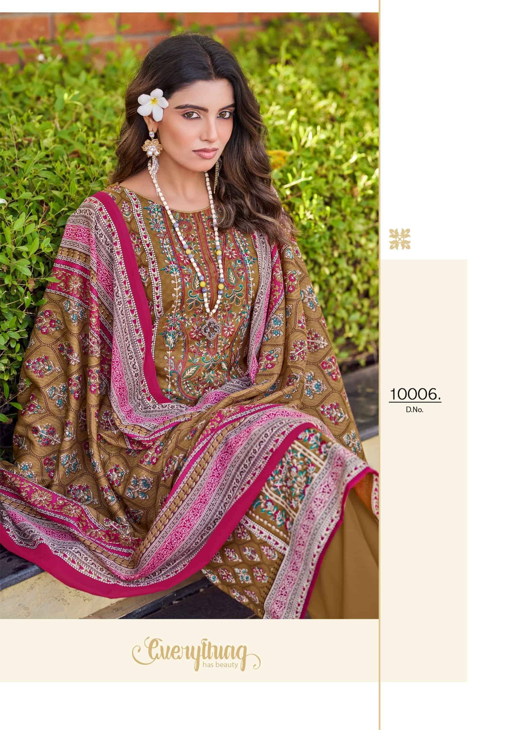 Vandana Fashion Shahzadi Vol 10 Printed Cotton Salwar Kameez 8 Pcs Catalog 