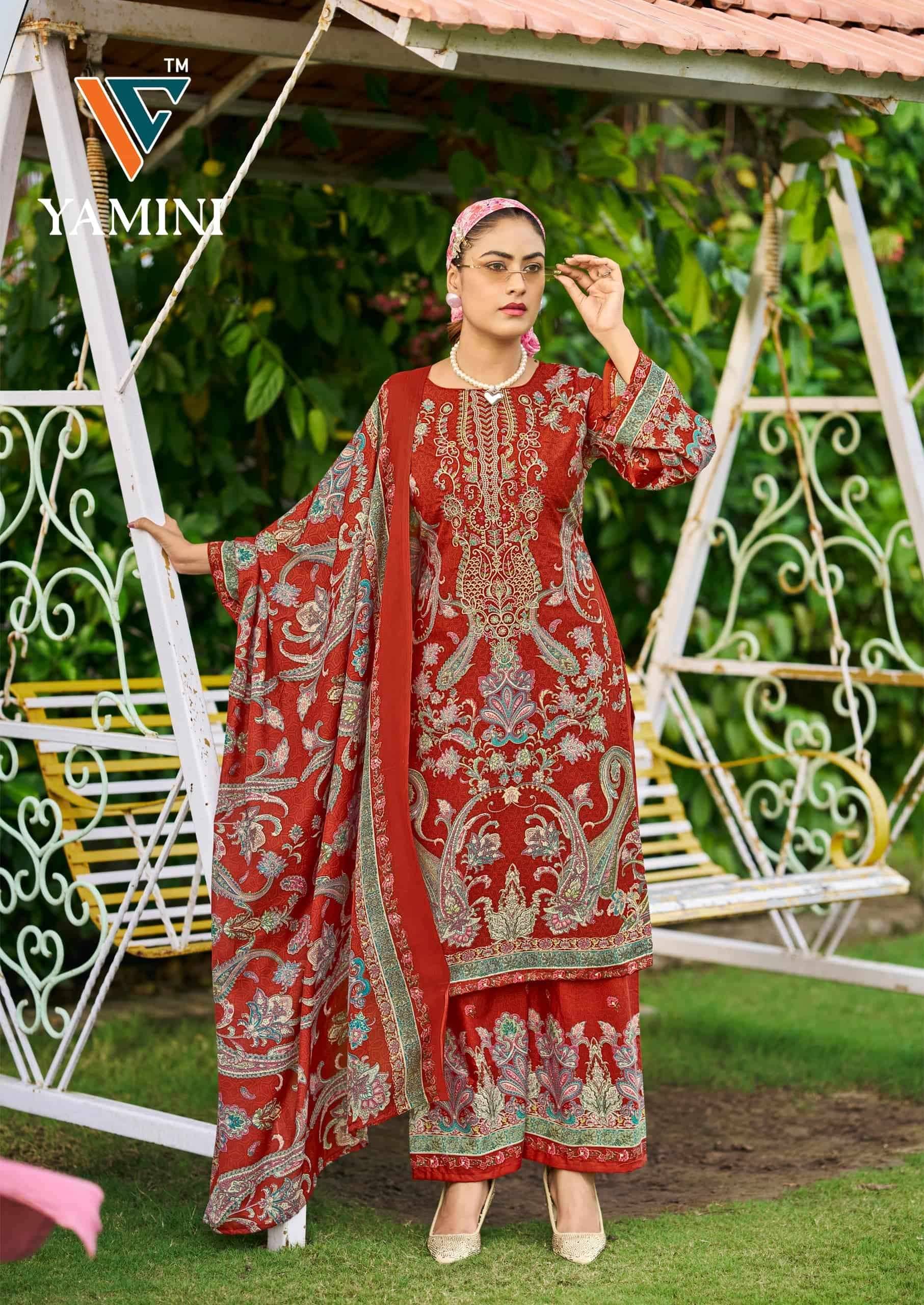 Vandana Fashion Yamini Vol 2 Cotton Dress Material 8 Pcs Catalog