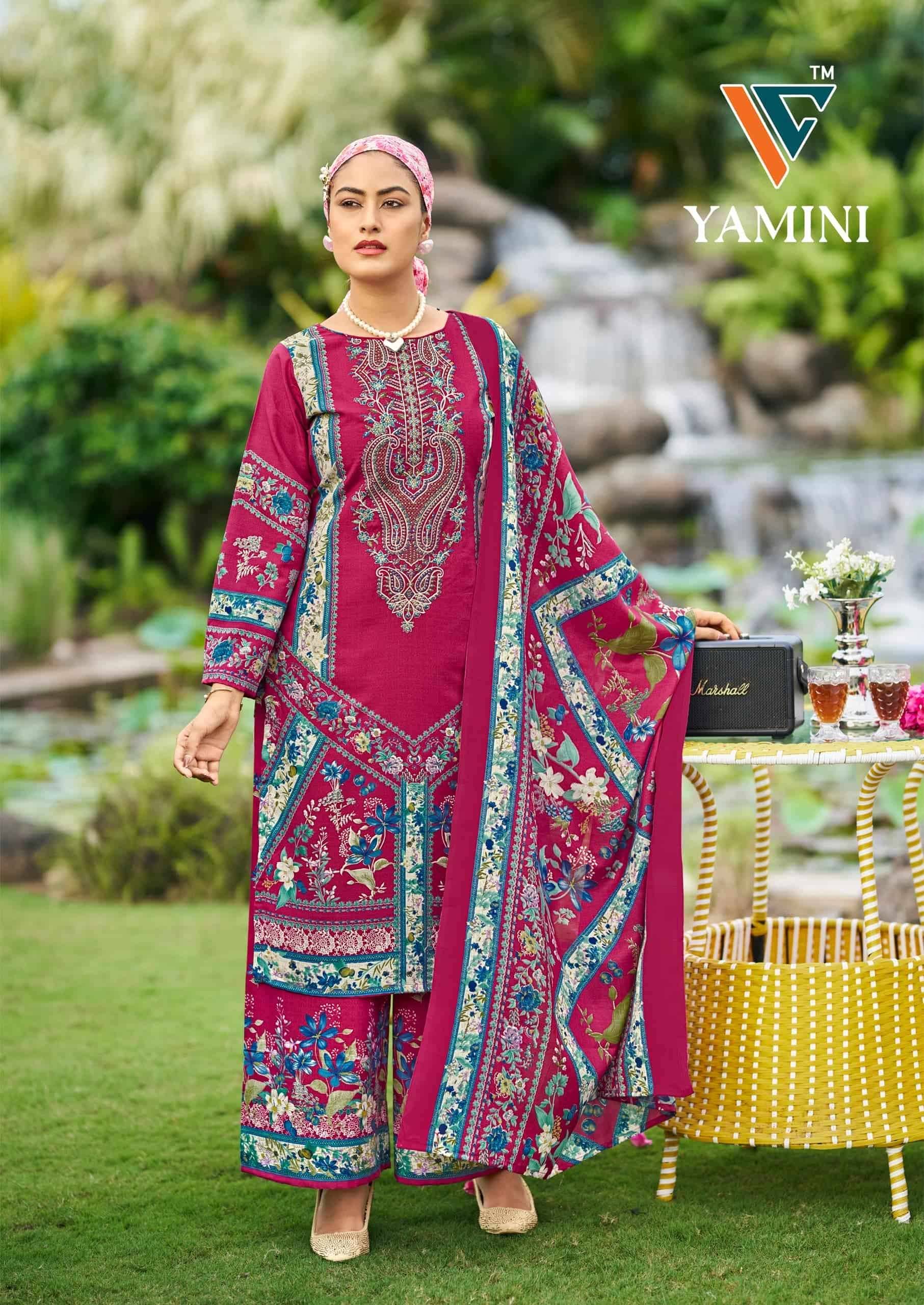 Vandana Fashion Yamini Vol 2 Cotton Dress Material 8 Pcs Catalog