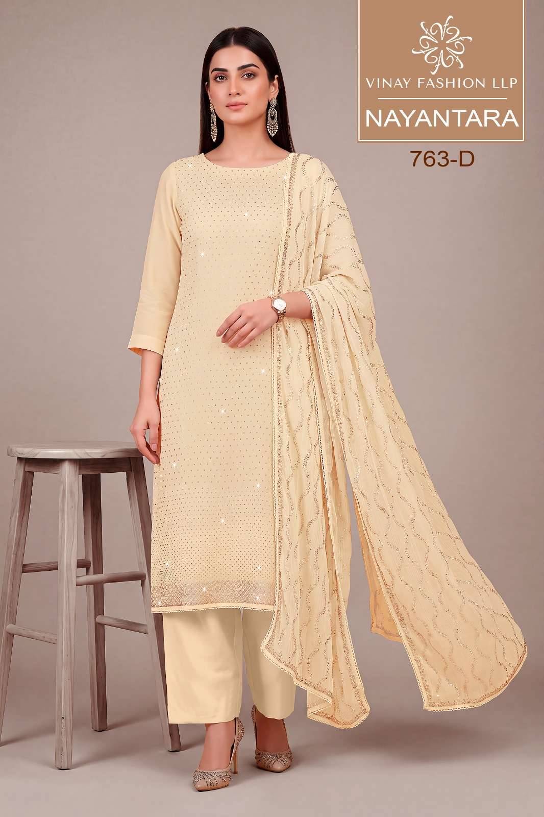 Vinay Fashion Kuleesh Nayantara Partywear Style Ladies Salwar Kameez  4 Pcs Catalog 