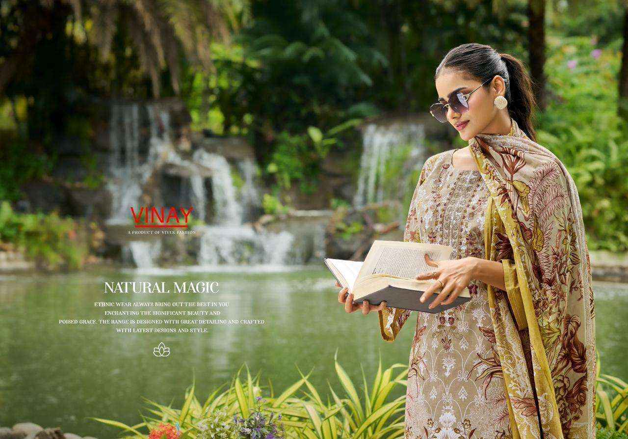Vinay Fashion Rihaana Vol 1 Pure Cotton Dress Material 8 Pcs Catalogue
