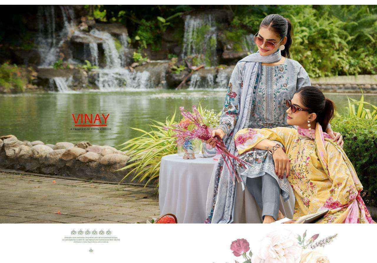 Vinay Fashion Rihaana Vol 1 Pure Cotton Dress Material 8 Pcs Catalogue