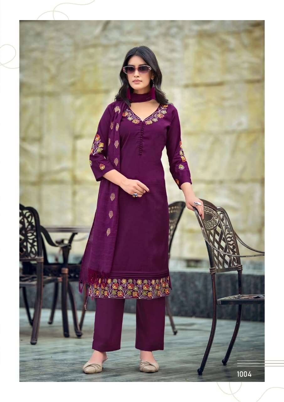 WOODEE TANISHA VOL 2 VISCOSE READYMADE SUITS 6 PCS CATALOG